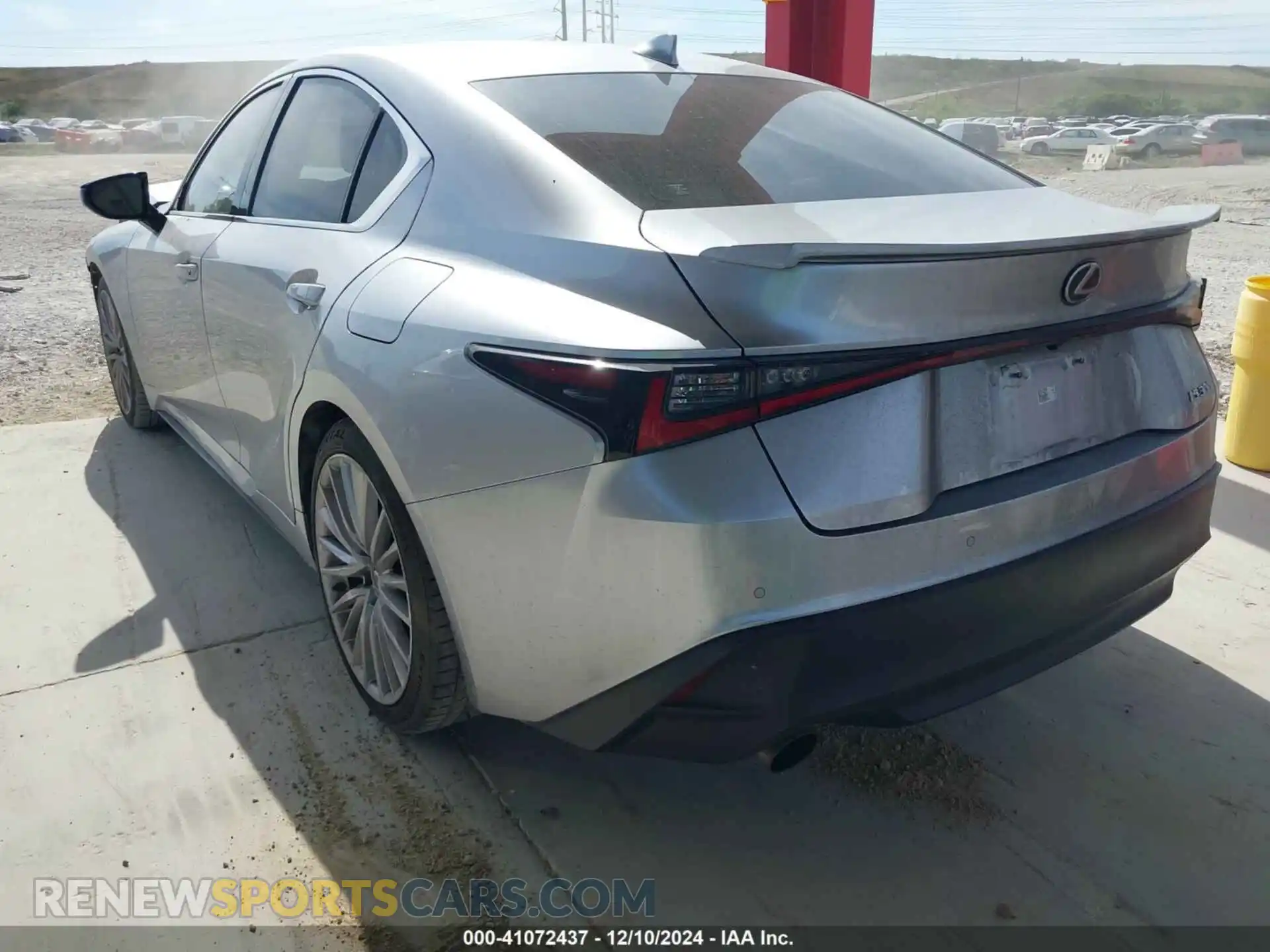 3 Photograph of a damaged car JTHDA1D24N5118741 LEXUS IS 300 2022