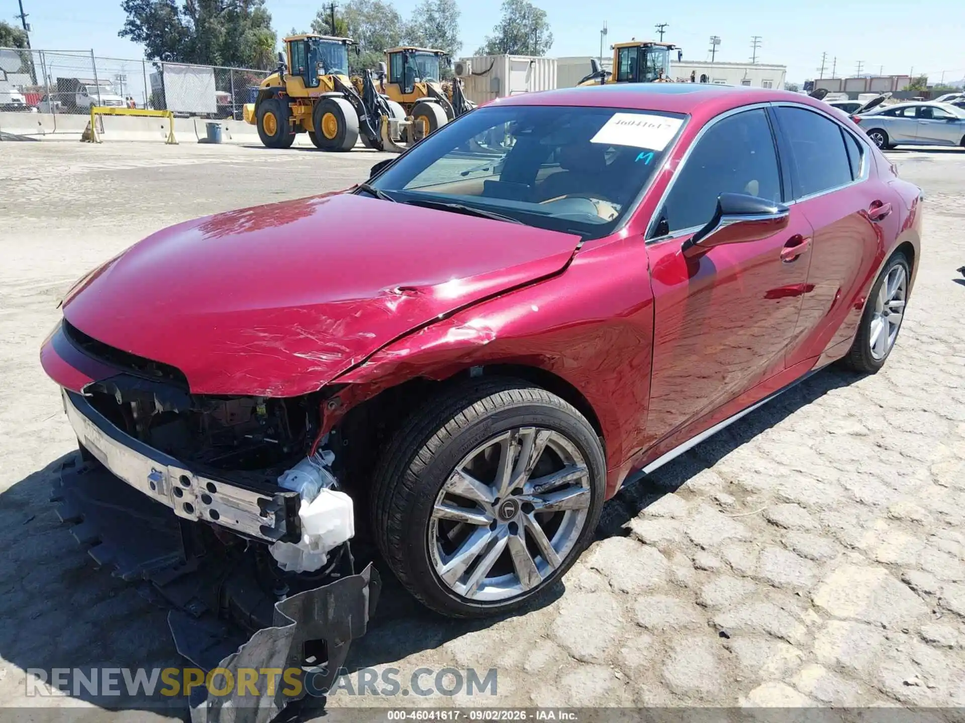 2 Фотография поврежденного автомобиля JTHCA1D29P5122945 LEXUS IS 300 2023