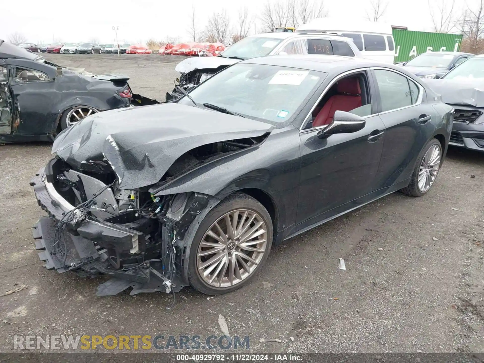 2 Photograph of a damaged car JTHD81F22P5050886 LEXUS IS 300 2023