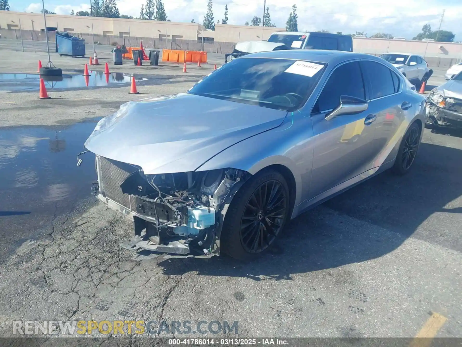 2 Photograph of a damaged car JTHDA1D24P5125014 LEXUS IS 300 2023