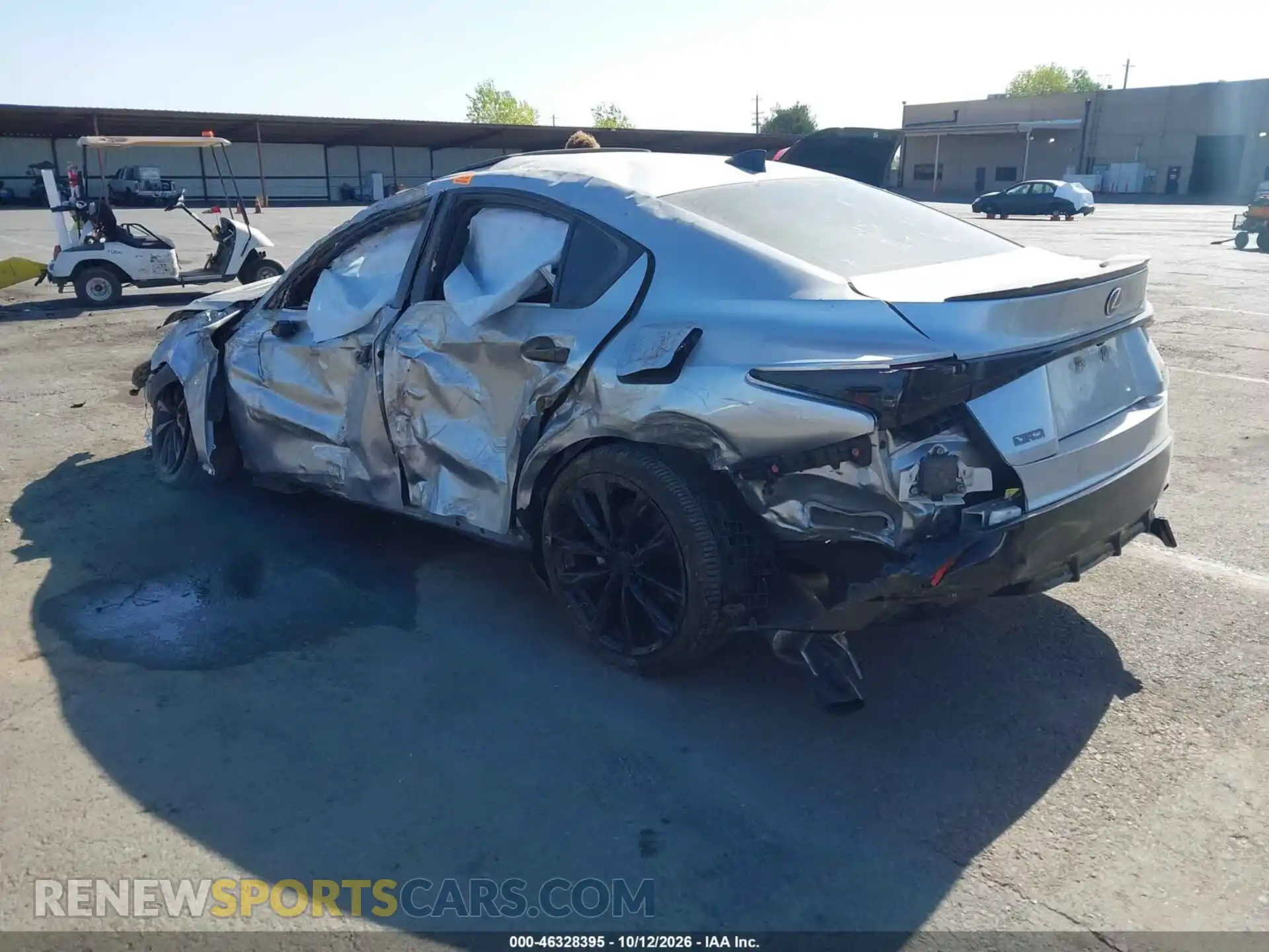 3 Photograph of a damaged car JTHGZ1B20M5038375 LEXUS IS 350 2021