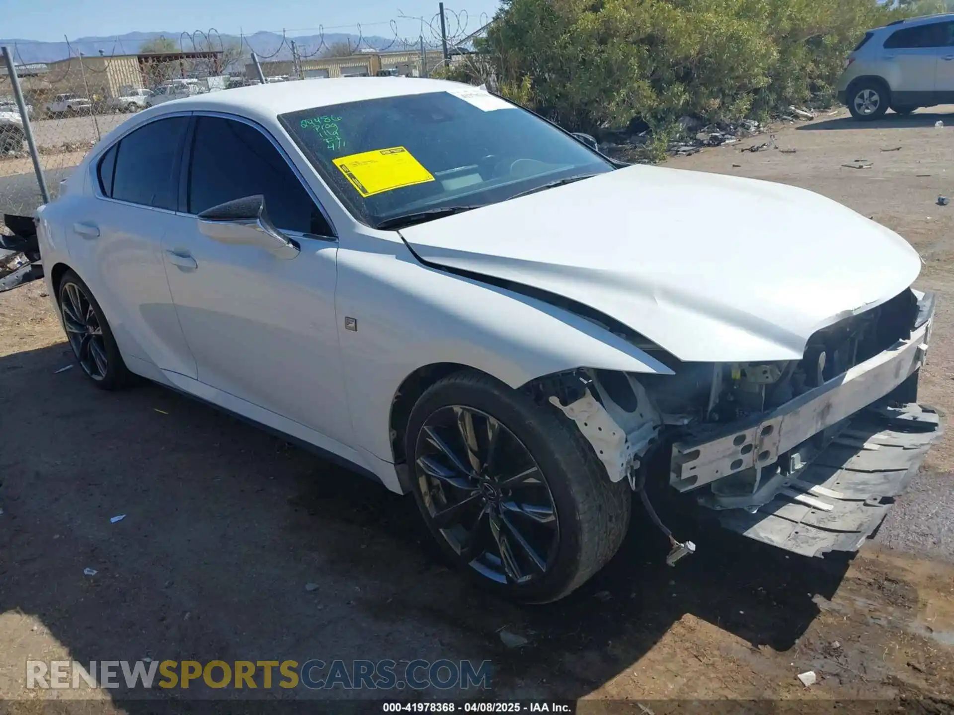 1 Photograph of a damaged car JTHGZ1B20M5039154 LEXUS IS 350 2021