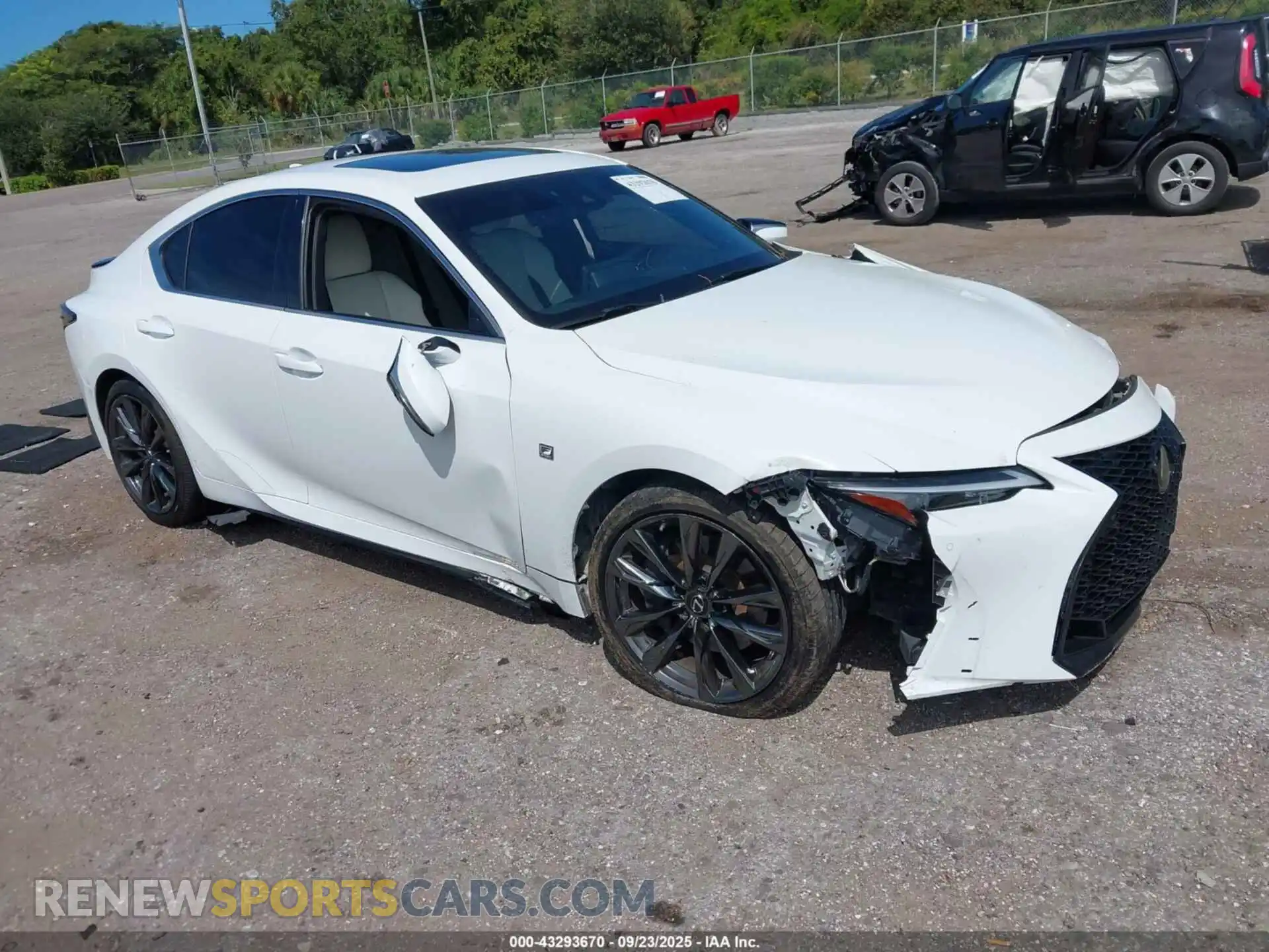 1 Photograph of a damaged car JTHGZ1B20M5039719 LEXUS IS 350 2021