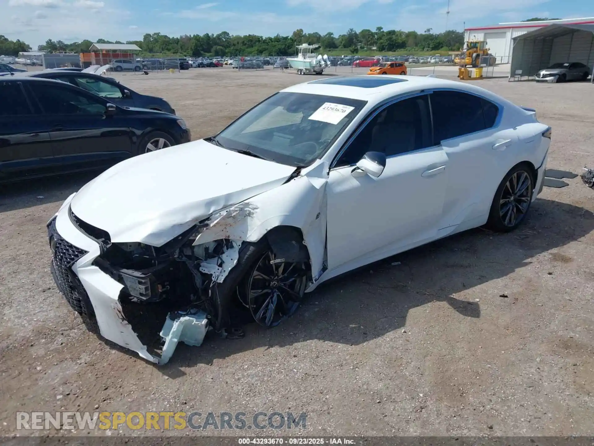 2 Photograph of a damaged car JTHGZ1B20M5039719 LEXUS IS 350 2021