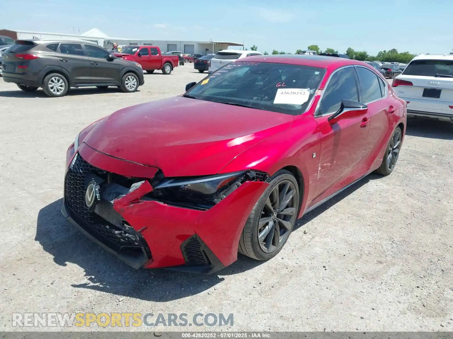 2 Photograph of a damaged car JTHGZ1B20M5041664 LEXUS IS 350 2021