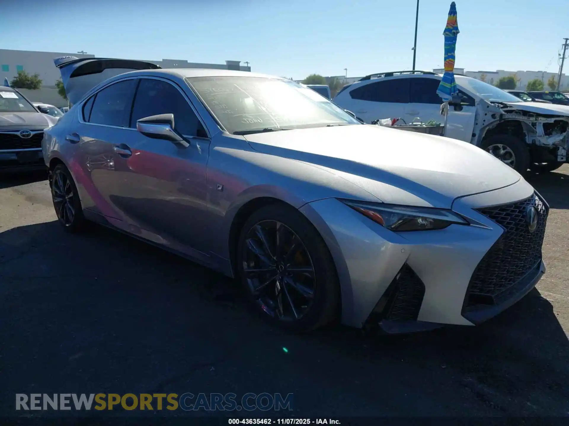 1 Photograph of a damaged car JTHGZ1B22M5038328 LEXUS IS 350 2021