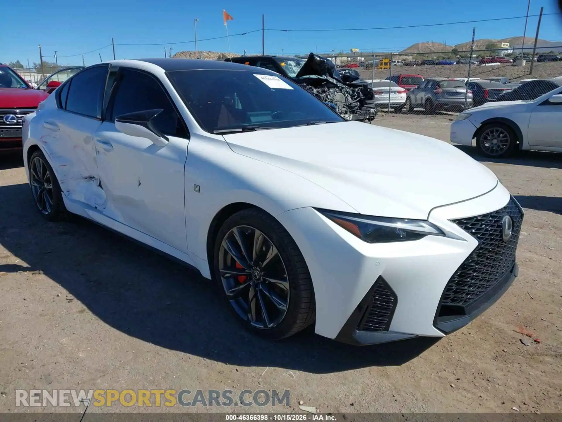 1 fotografías del automóvil dañado JTHGZ1B24M5040520 LEXUS IS 350 2021