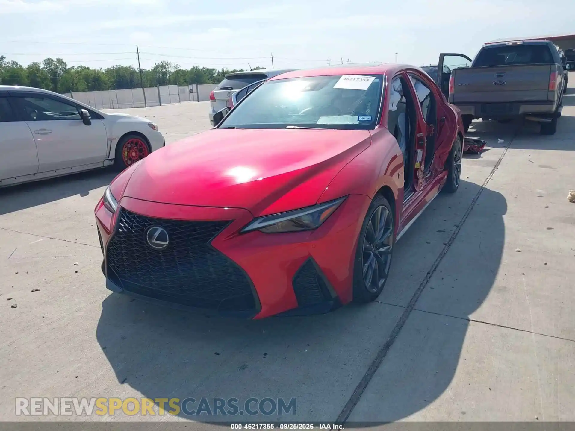 2 Photograph of a damaged car JTHGZ1B24M5047578 LEXUS IS 350 2021