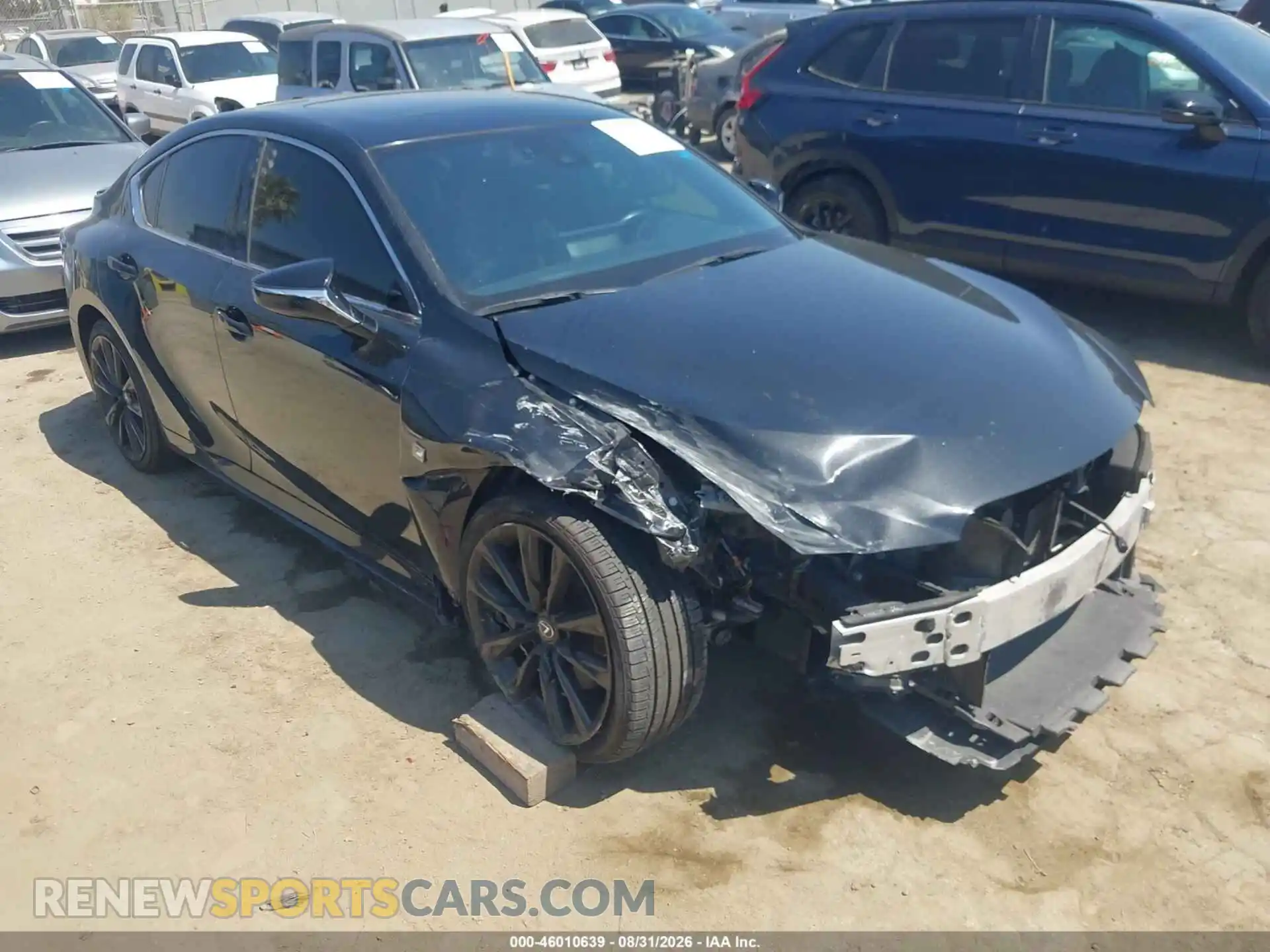 1 Photograph of a damaged car JTHGZ1B24M5047595 LEXUS IS 350 2021