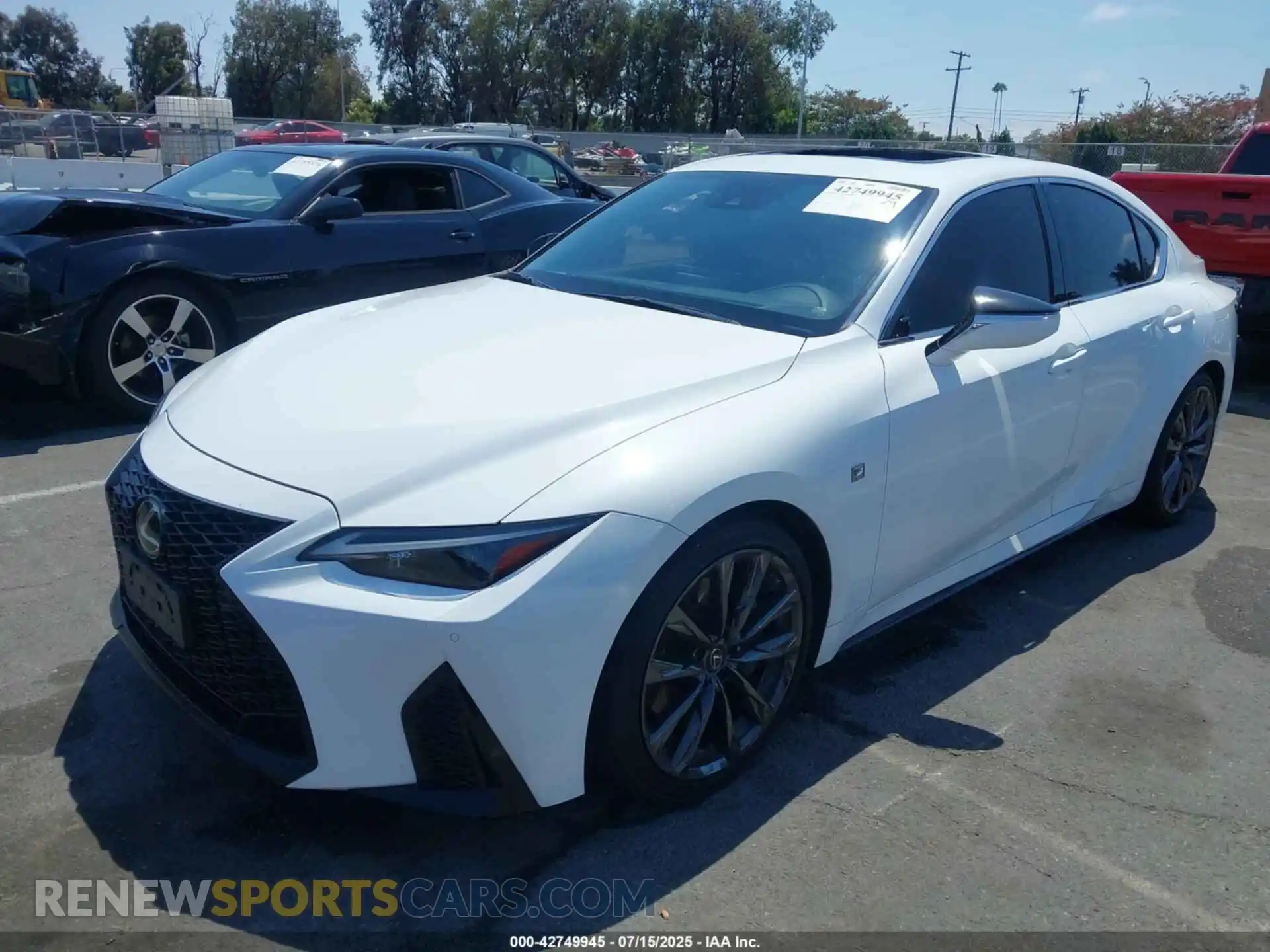 2 Photograph of a damaged car JTHGZ1B25M5038968 LEXUS IS 350 2021