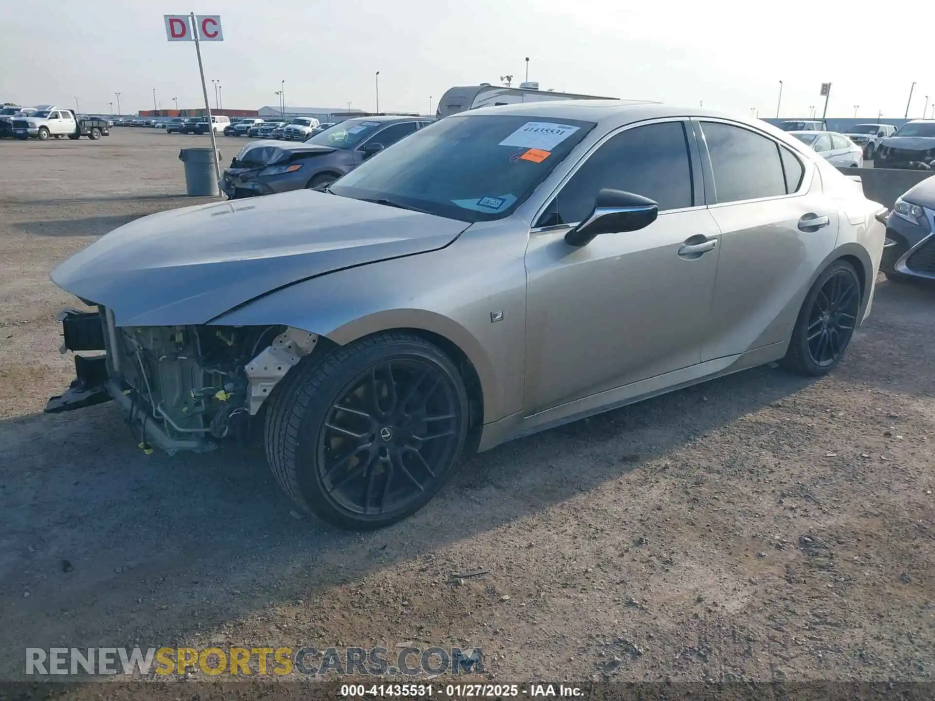 2 Photograph of a damaged car JTHGZ1B25M5042857 LEXUS IS 350 2021