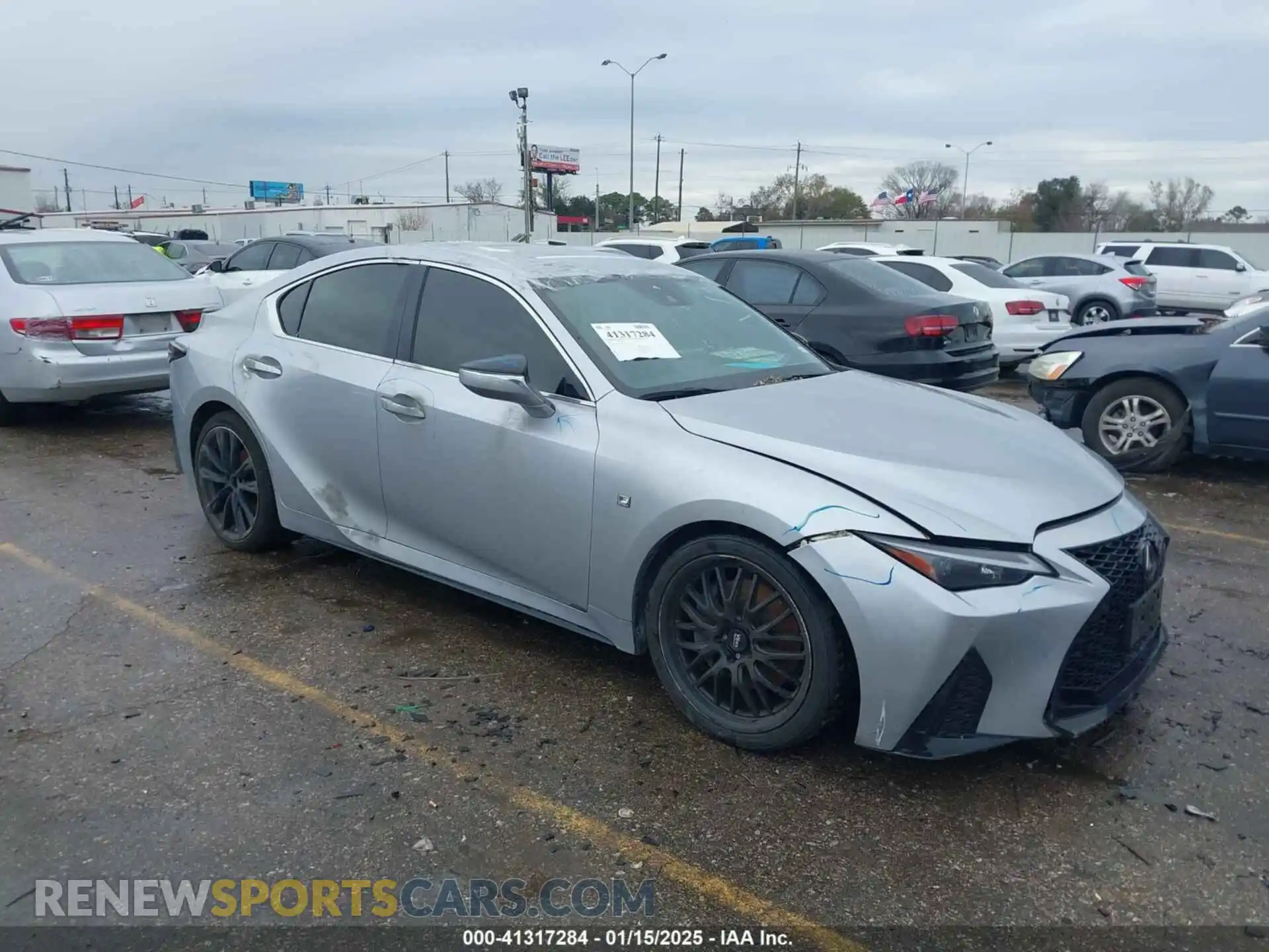 1 Photograph of a damaged car JTHGZ1B25M5045144 LEXUS IS 350 2021