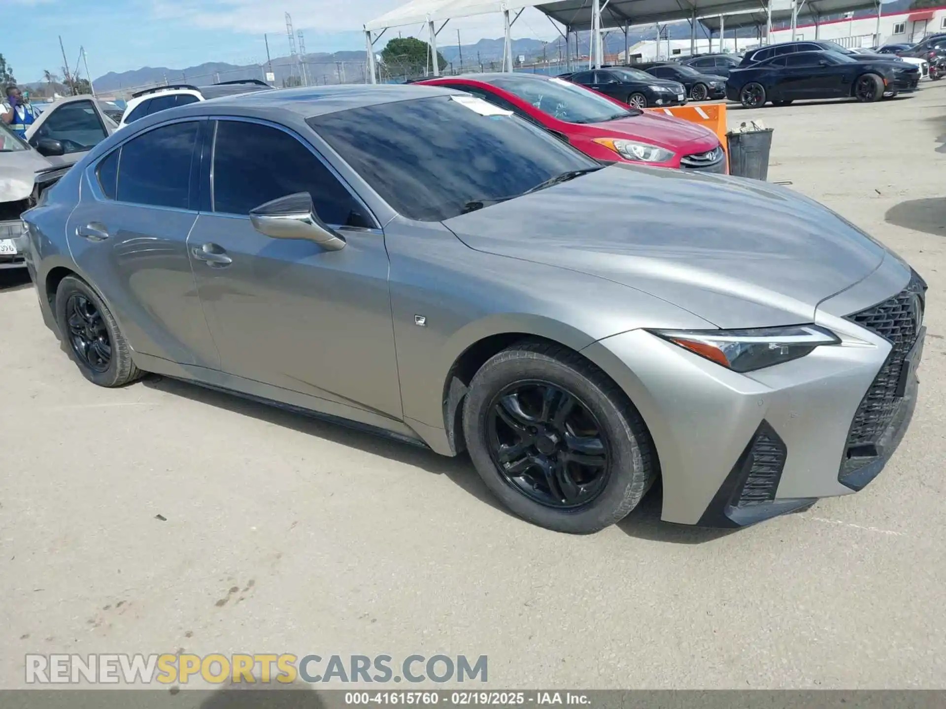 1 Photograph of a damaged car JTHGZ1B26M5043483 LEXUS IS 350 2021