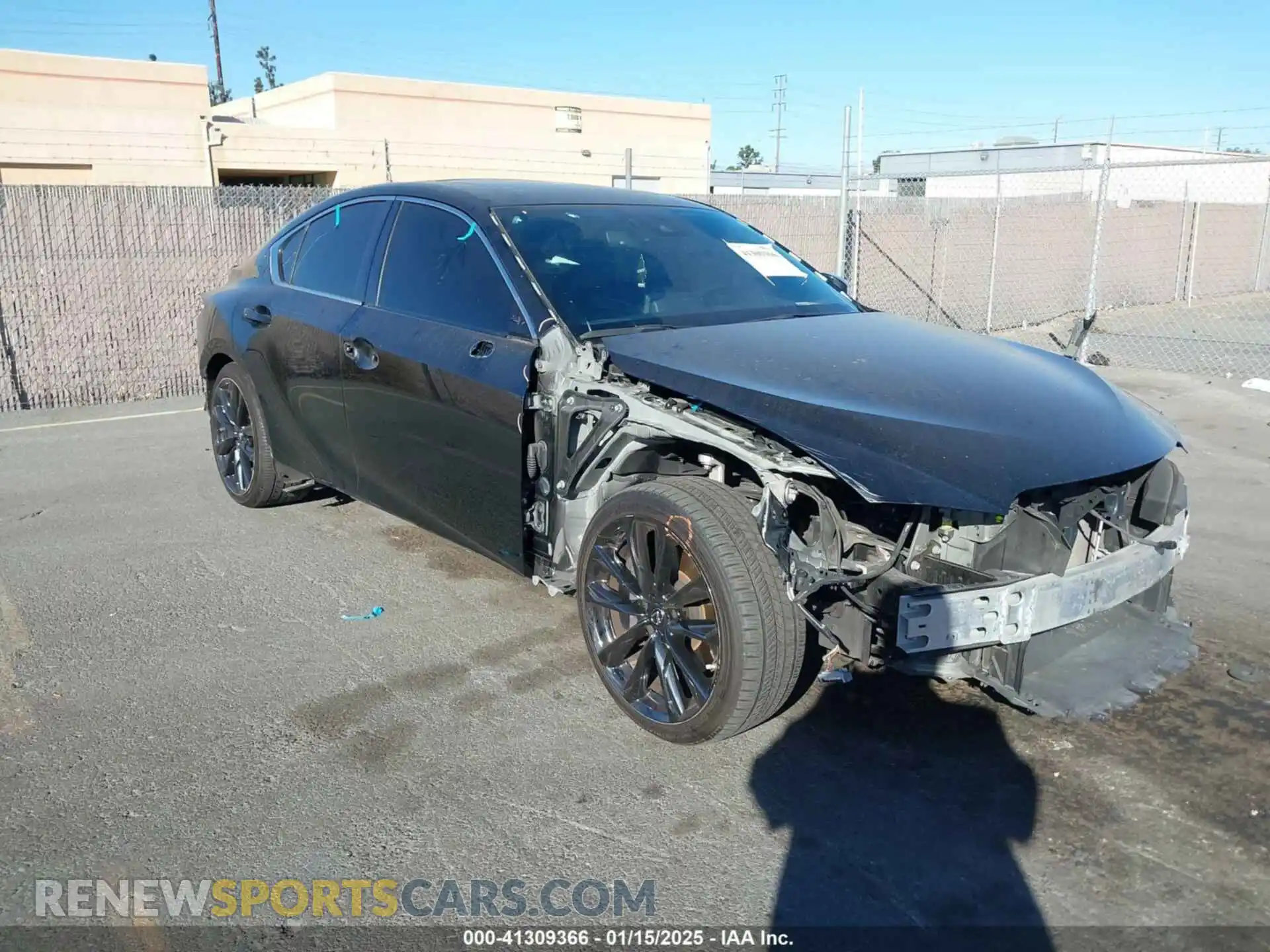 1 Photograph of a damaged car JTHGZ1B27M5043699 LEXUS IS 350 2021