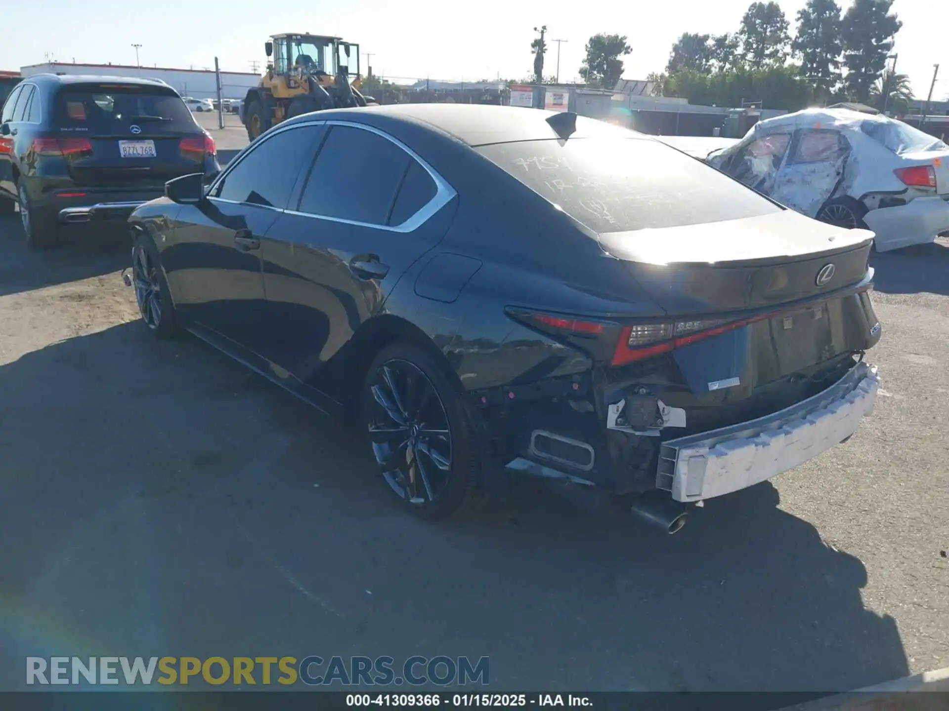 3 Photograph of a damaged car JTHGZ1B27M5043699 LEXUS IS 350 2021
