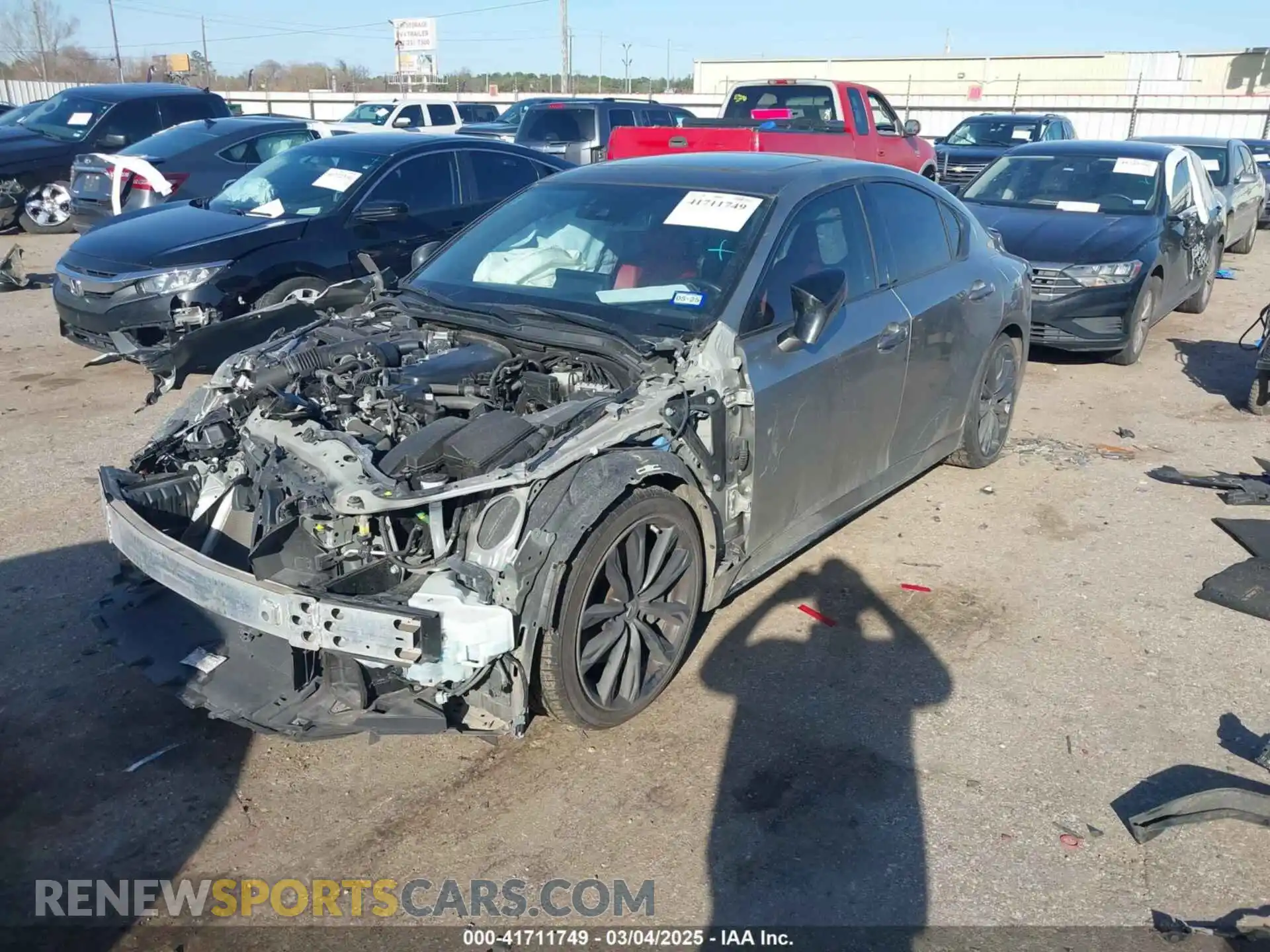 2 Photograph of a damaged car JTHGZ1B29M5042957 LEXUS IS 350 2021