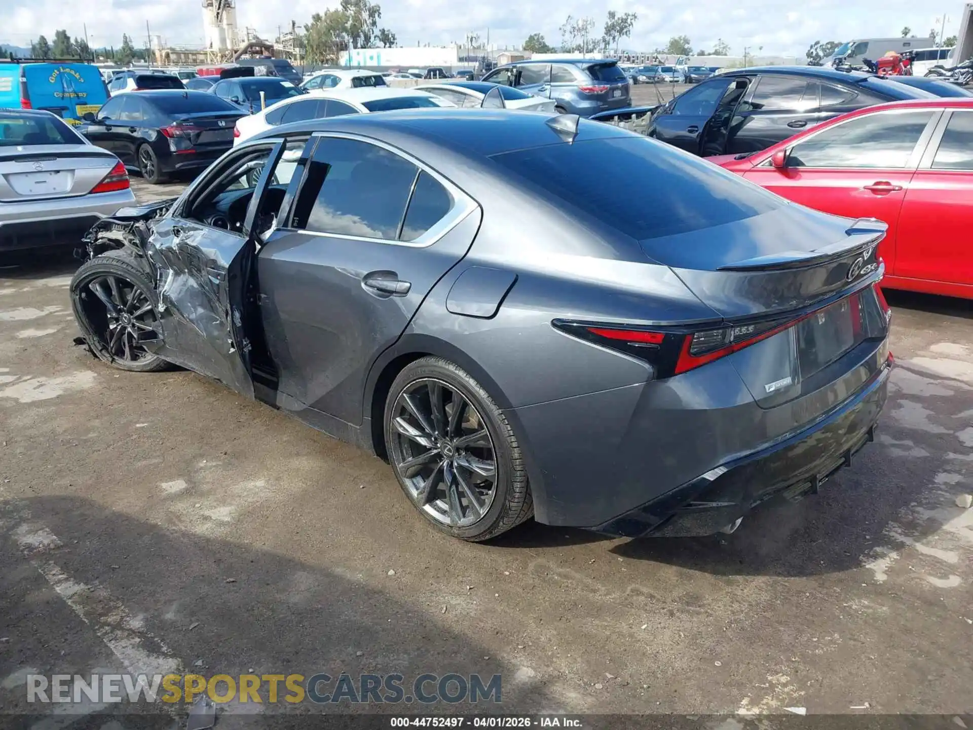 3 Photograph of a damaged car JTHGZ1B29M5047351 LEXUS IS 350 2021