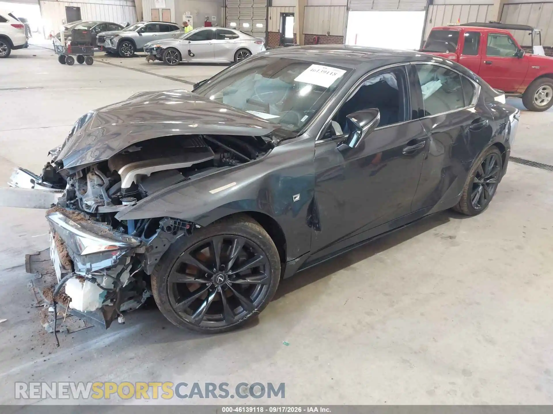 2 Photograph of a damaged car JTHGZ1B2XM5038819 LEXUS IS 350 2021