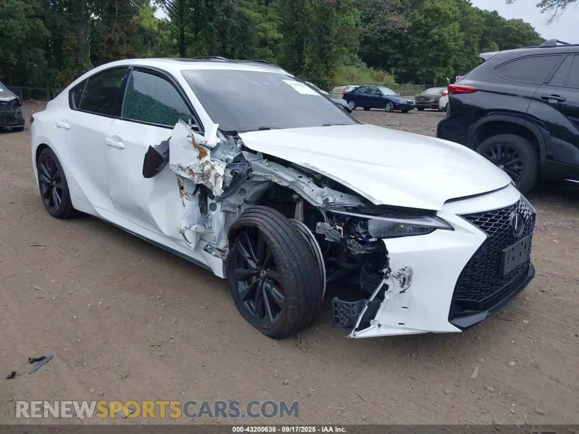 1 Photograph of a damaged car JTHGZ1E24M5020909 LEXUS IS 350 2021