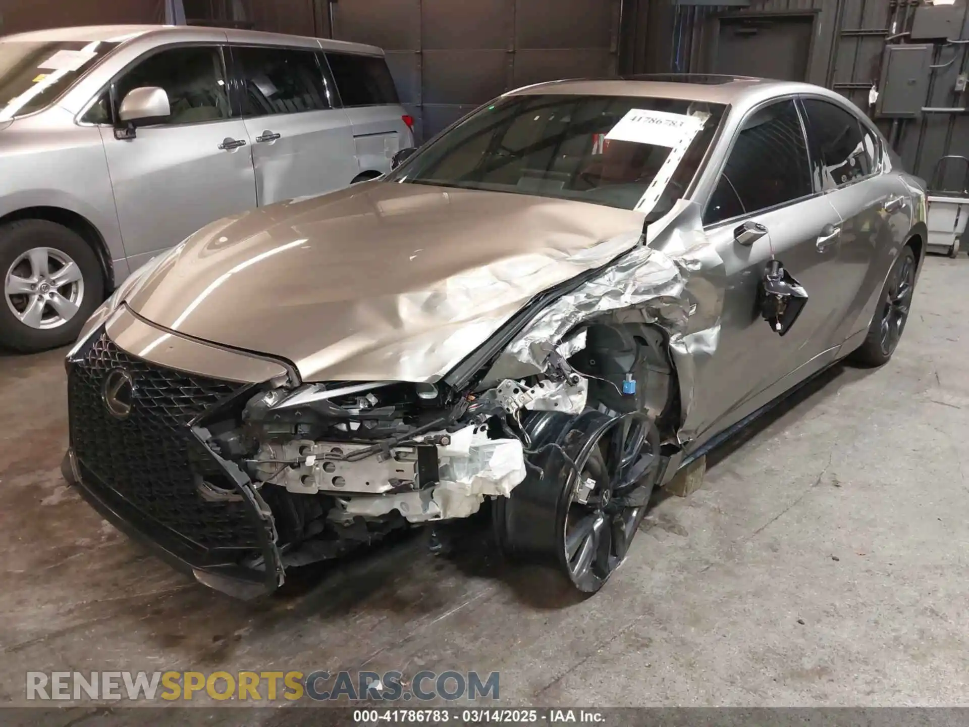2 Photograph of a damaged car JTHGZ1E24M5021073 LEXUS IS 350 2021