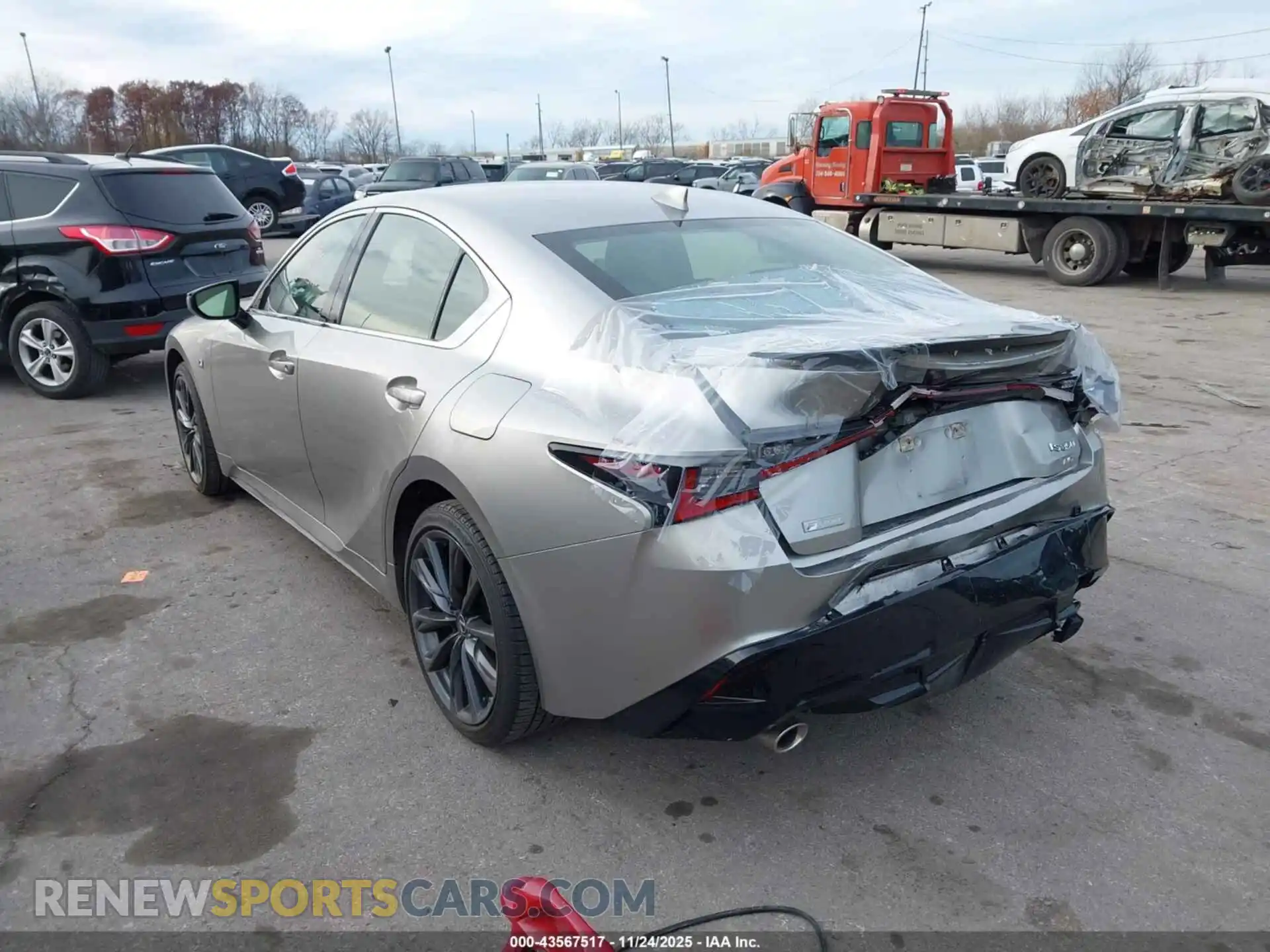 3 Photograph of a damaged car JTHGZ1E27M5020225 LEXUS IS 350 2021