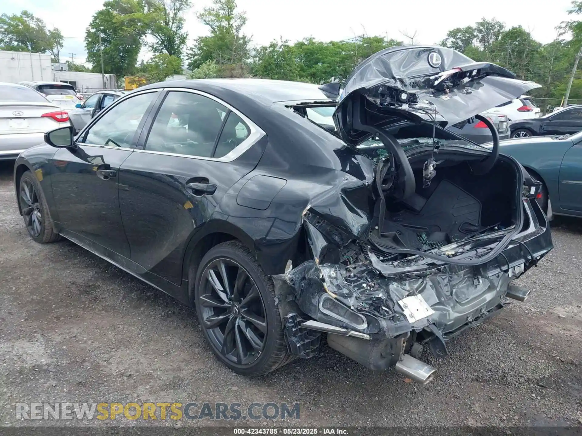 3 Photograph of a damaged car JTHGZ1E29M5021537 LEXUS IS 350 2021