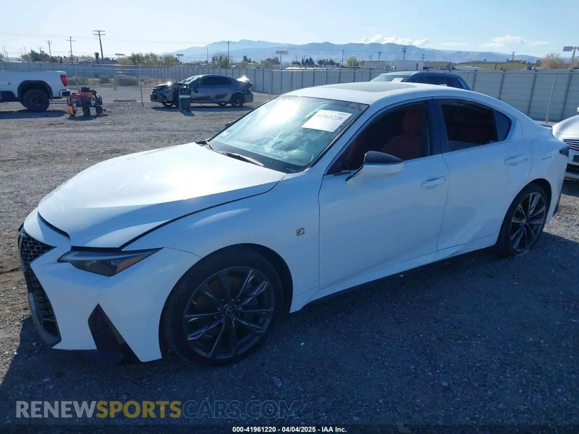 2 Photograph of a damaged car JTHGZ1E29M5022574 LEXUS IS 350 2021