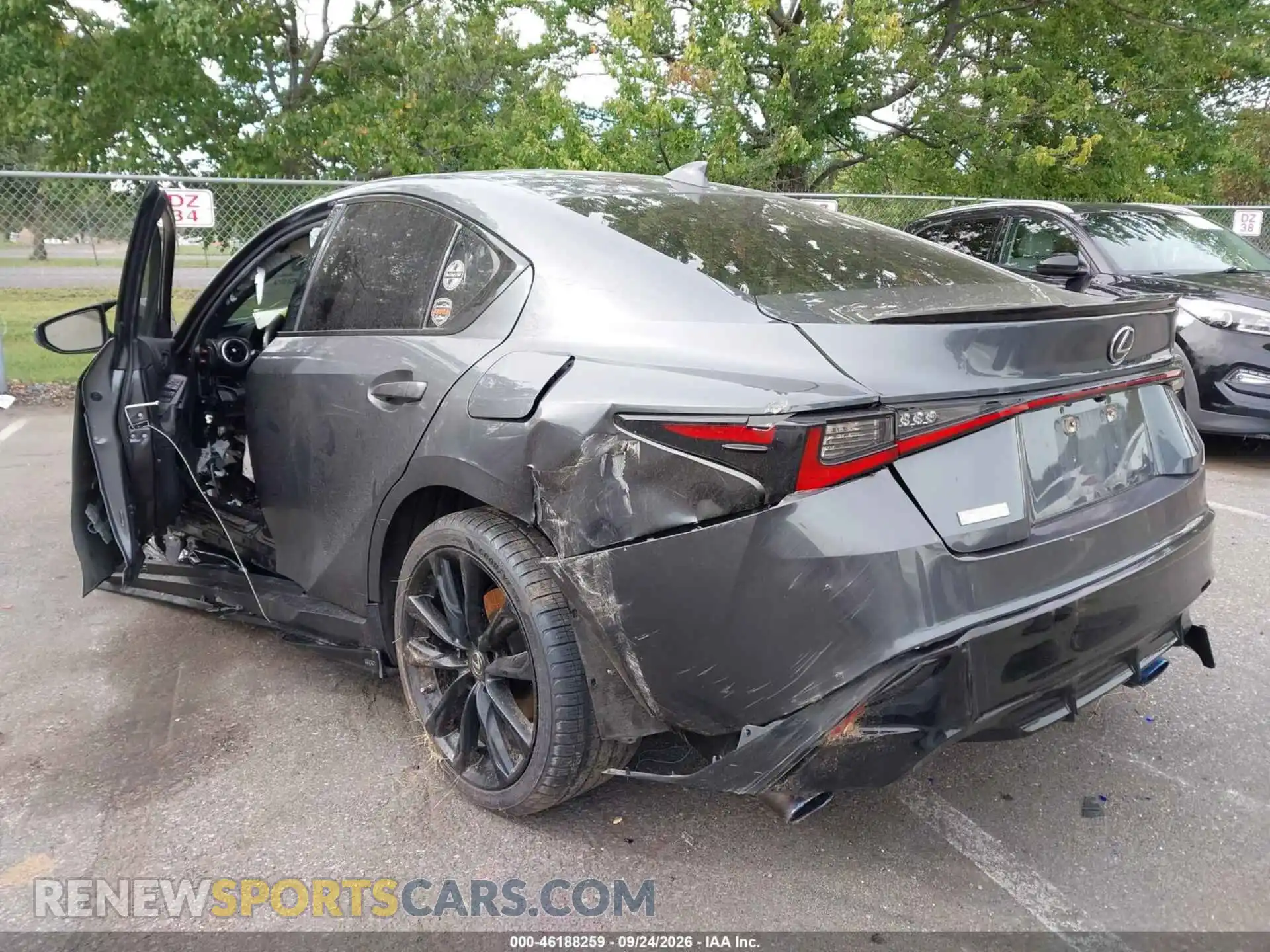 3 Photograph of a damaged car JTHGZ1E2XM5018825 LEXUS IS 350 2021