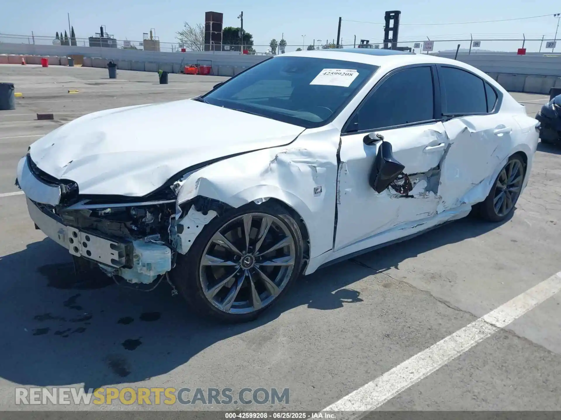 2 Photograph of a damaged car JTHGZ1B28S5082671 LEXUS IS 350 2025