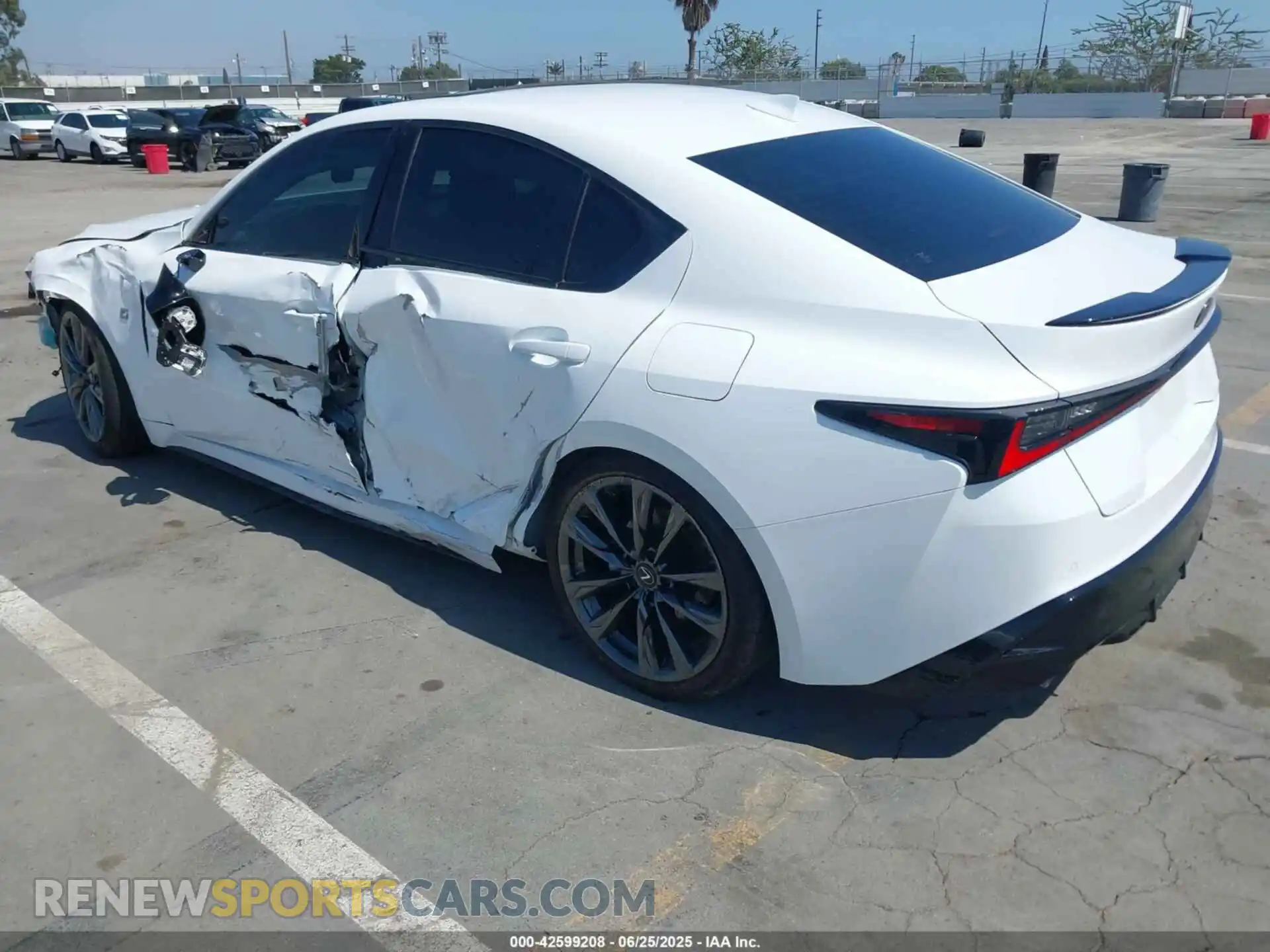 3 Photograph of a damaged car JTHGZ1B28S5082671 LEXUS IS 350 2025