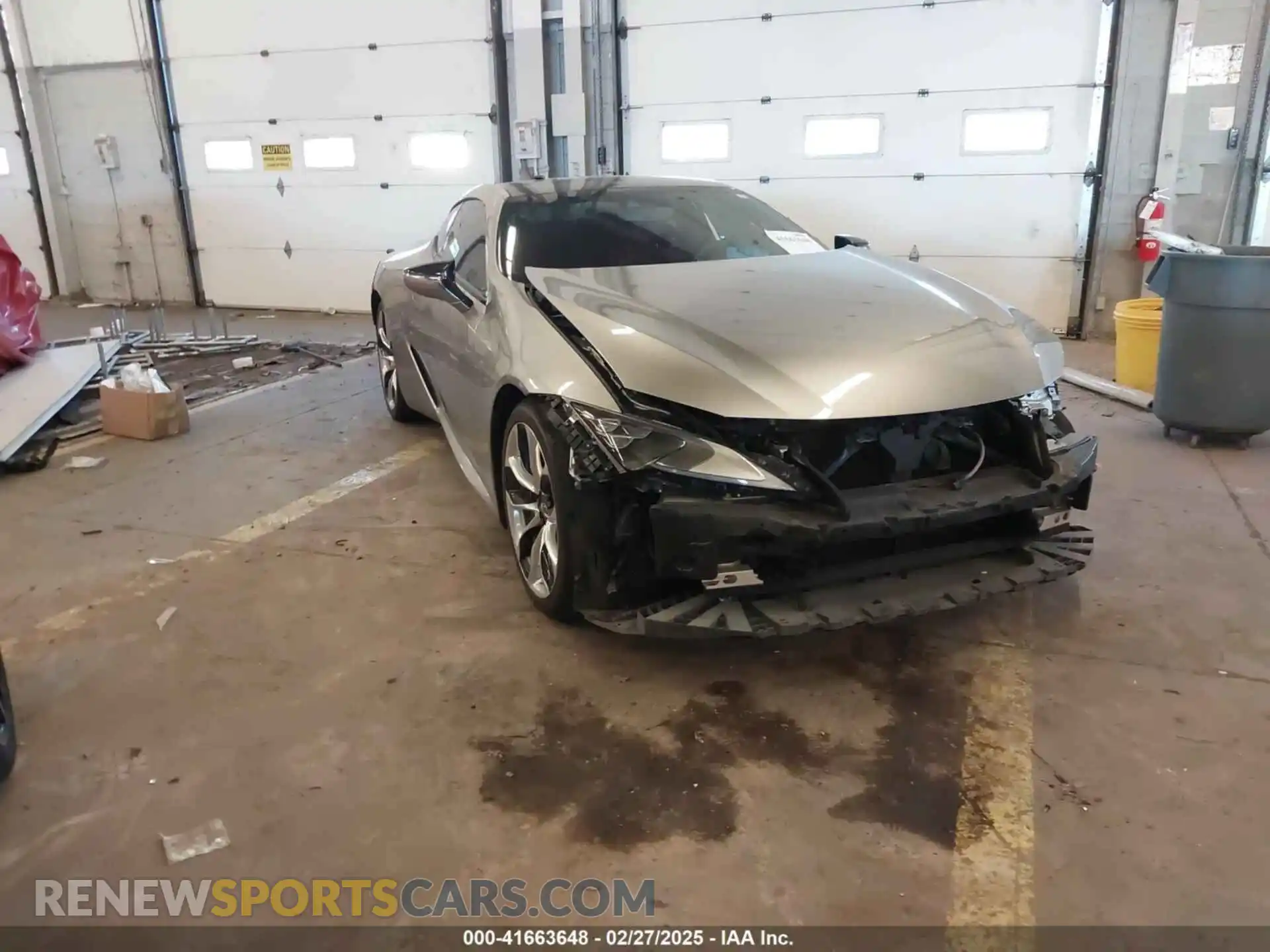 1 Photograph of a damaged car JTHHP5AY2KA006295 LEXUS LC 500 2019