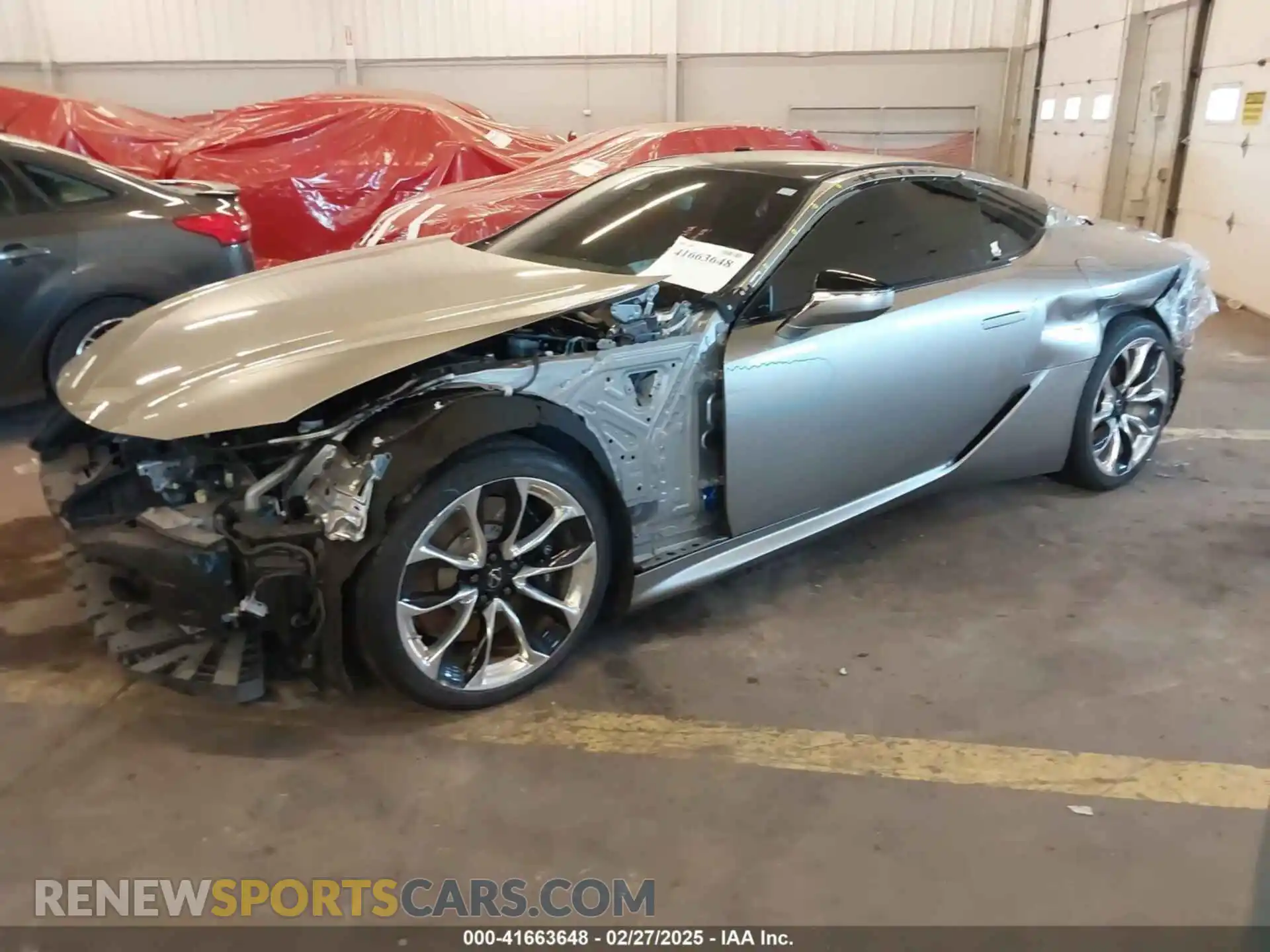 2 Photograph of a damaged car JTHHP5AY2KA006295 LEXUS LC 500 2019