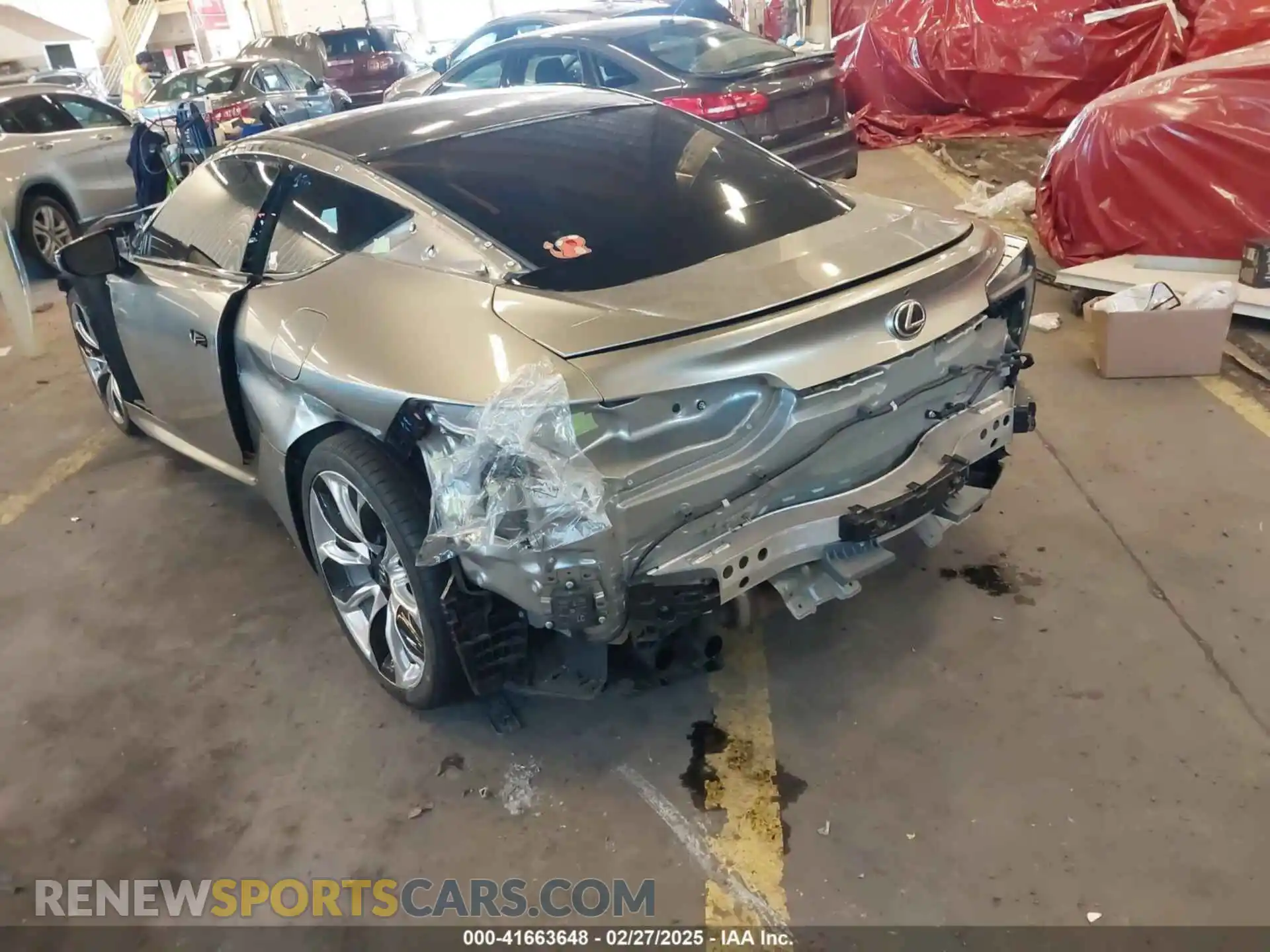 3 Photograph of a damaged car JTHHP5AY2KA006295 LEXUS LC 500 2019