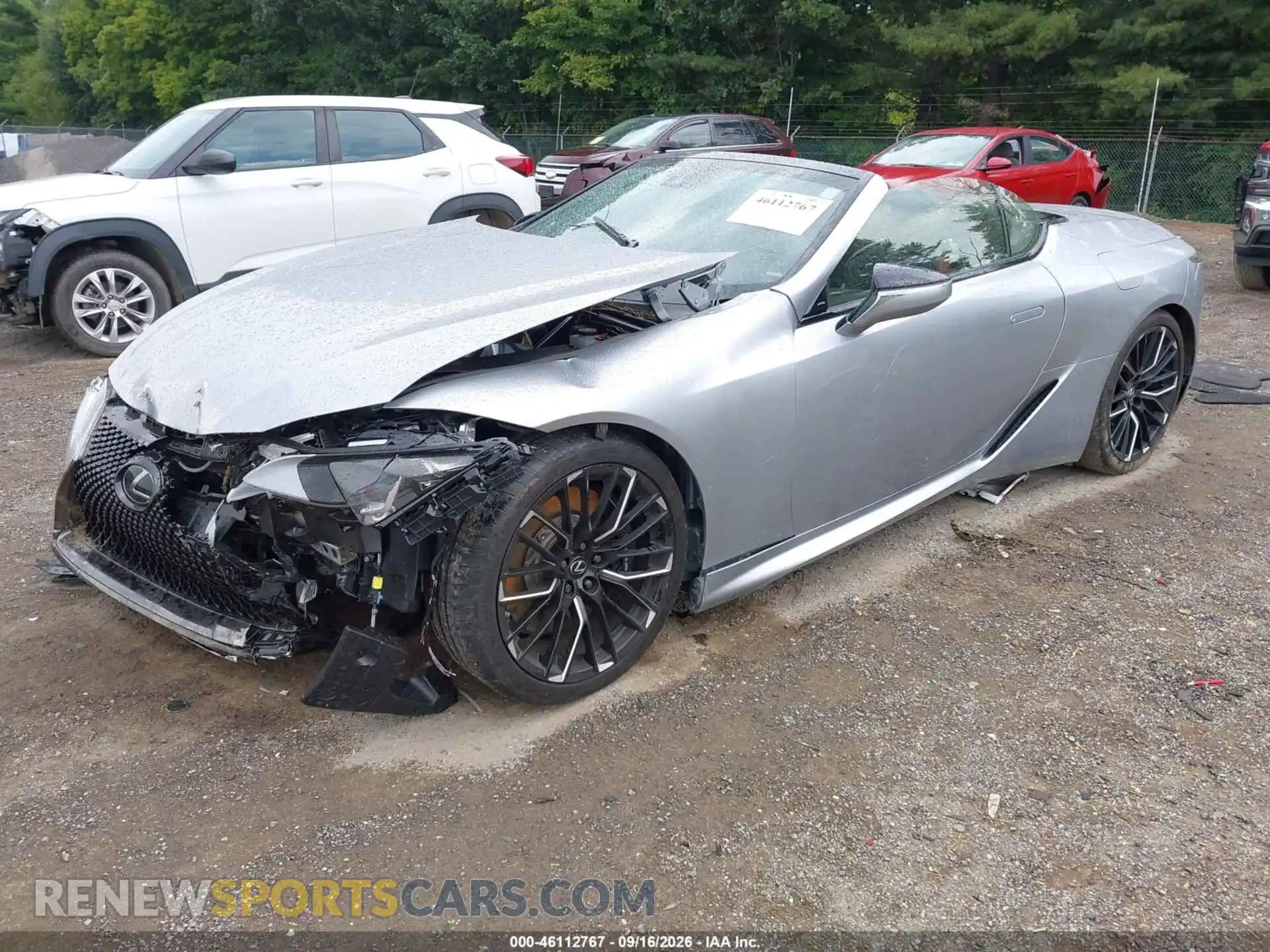 2 fotografías del automóvil dañado JTHGPAAY5NA105802 LEXUS LC 500 2022