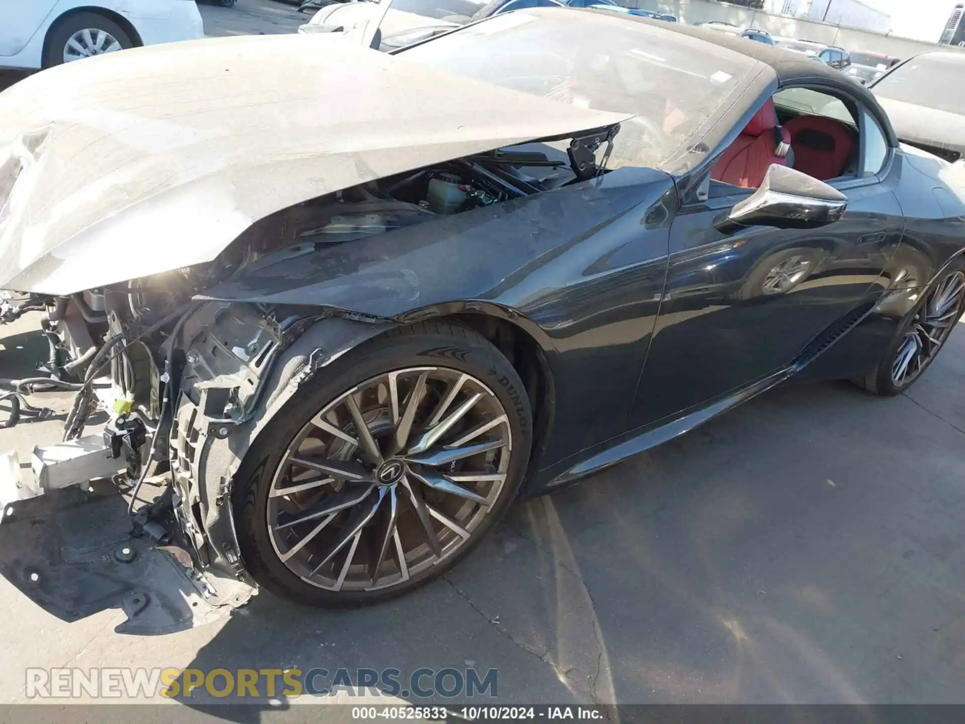2 Photograph of a damaged car JTHMPAAY7RA109312 LEXUS LC 500 2024