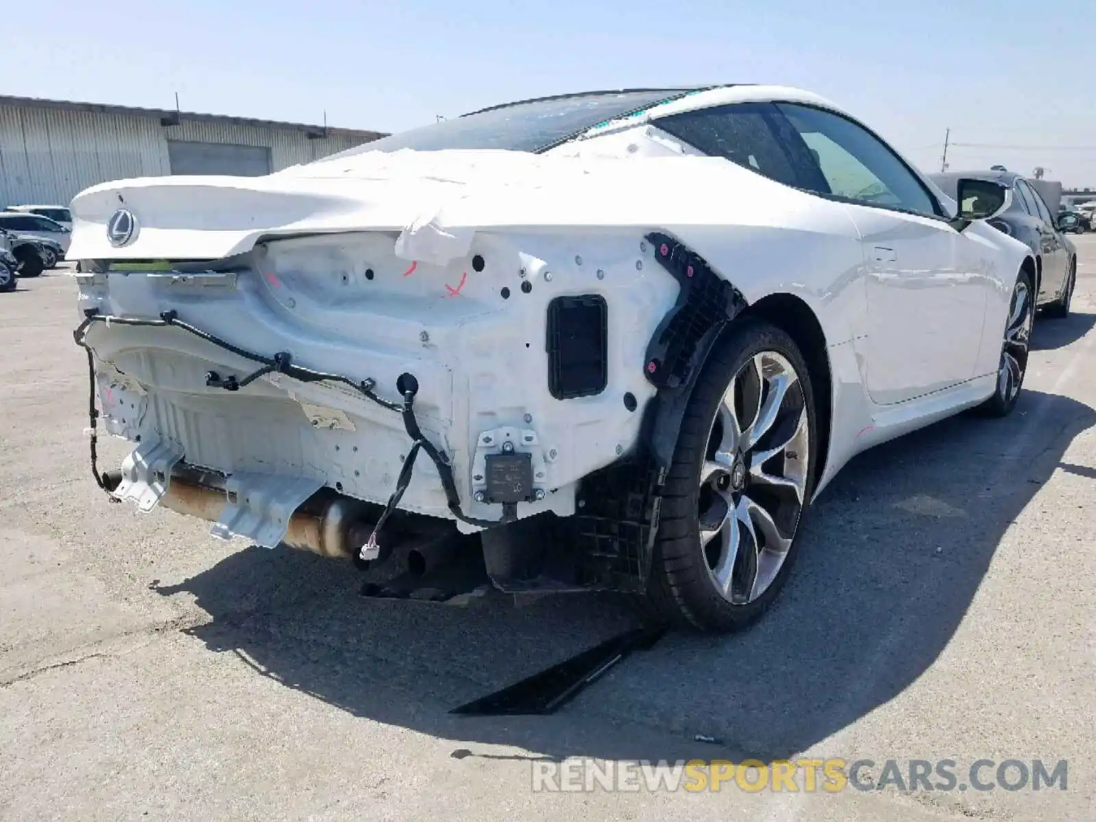4 Photograph of a damaged car JTHHP5AY3KA006256 LEXUS LC500 2019