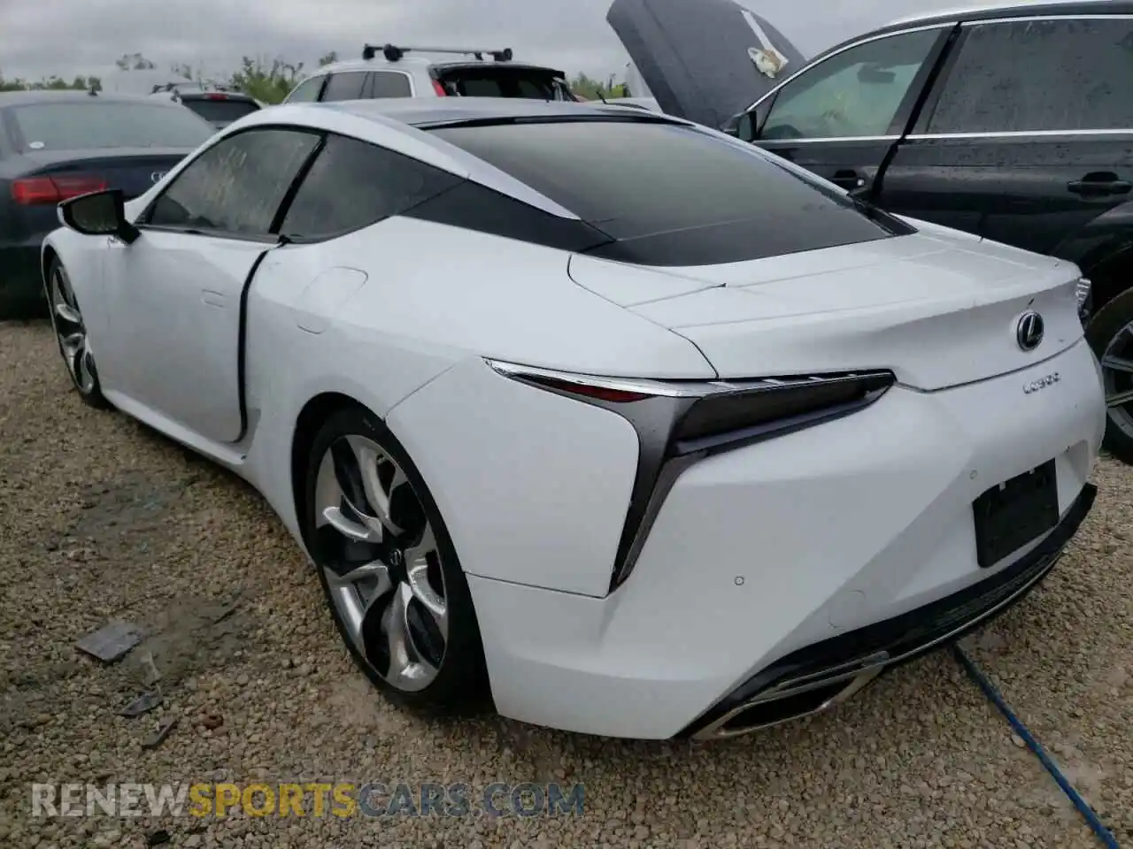 3 Photograph of a damaged car JTHHP5AY3KA006676 LEXUS LC500 2019