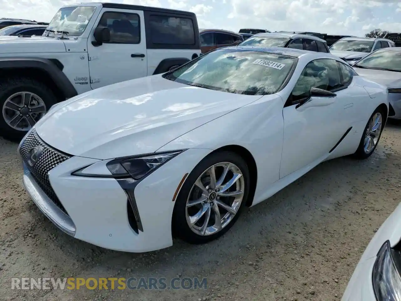 1 Photograph of a damaged car JTHEP5AYXLA008039 LEXUS LC500 2020
