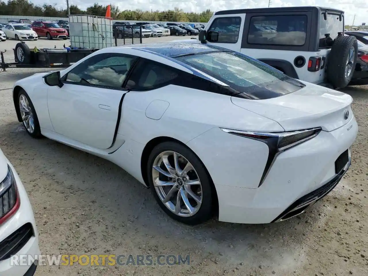 2 Photograph of a damaged car JTHEP5AYXLA008039 LEXUS LC500 2020