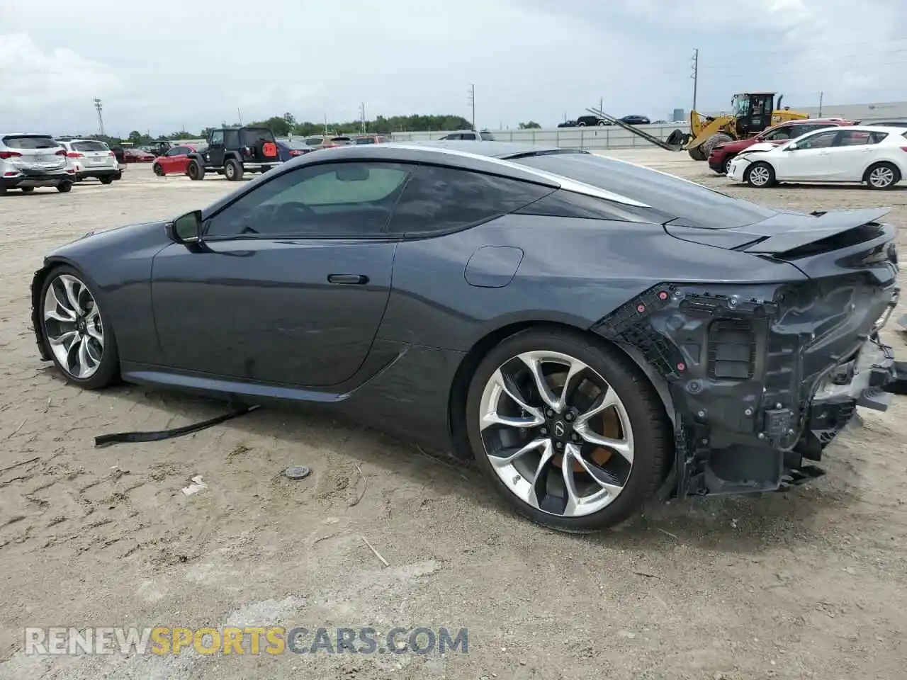 2 Фотография поврежденного автомобиля JTHBP5AY7MA100522 LEXUS LC500 2021
