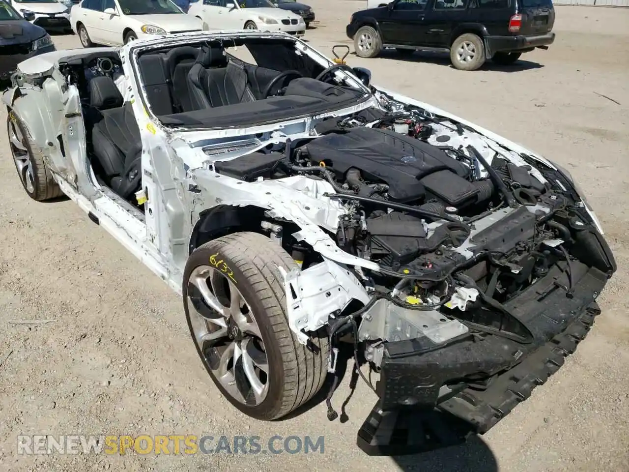 1 Photograph of a damaged car JTHKPAAY0MA103190 LEXUS LC500 2021