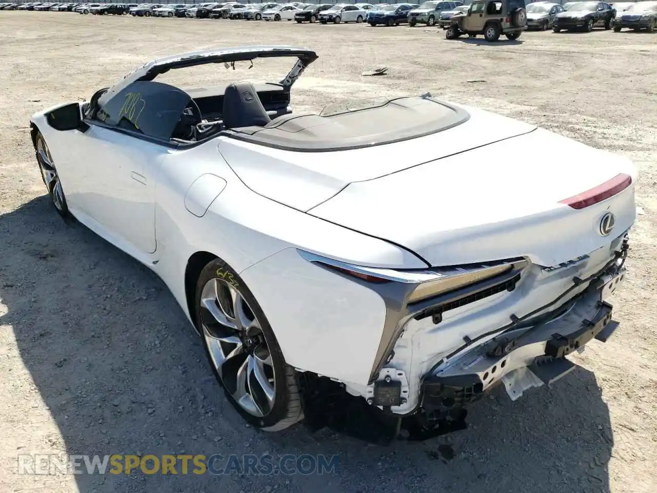 3 Photograph of a damaged car JTHKPAAY0MA103190 LEXUS LC500 2021