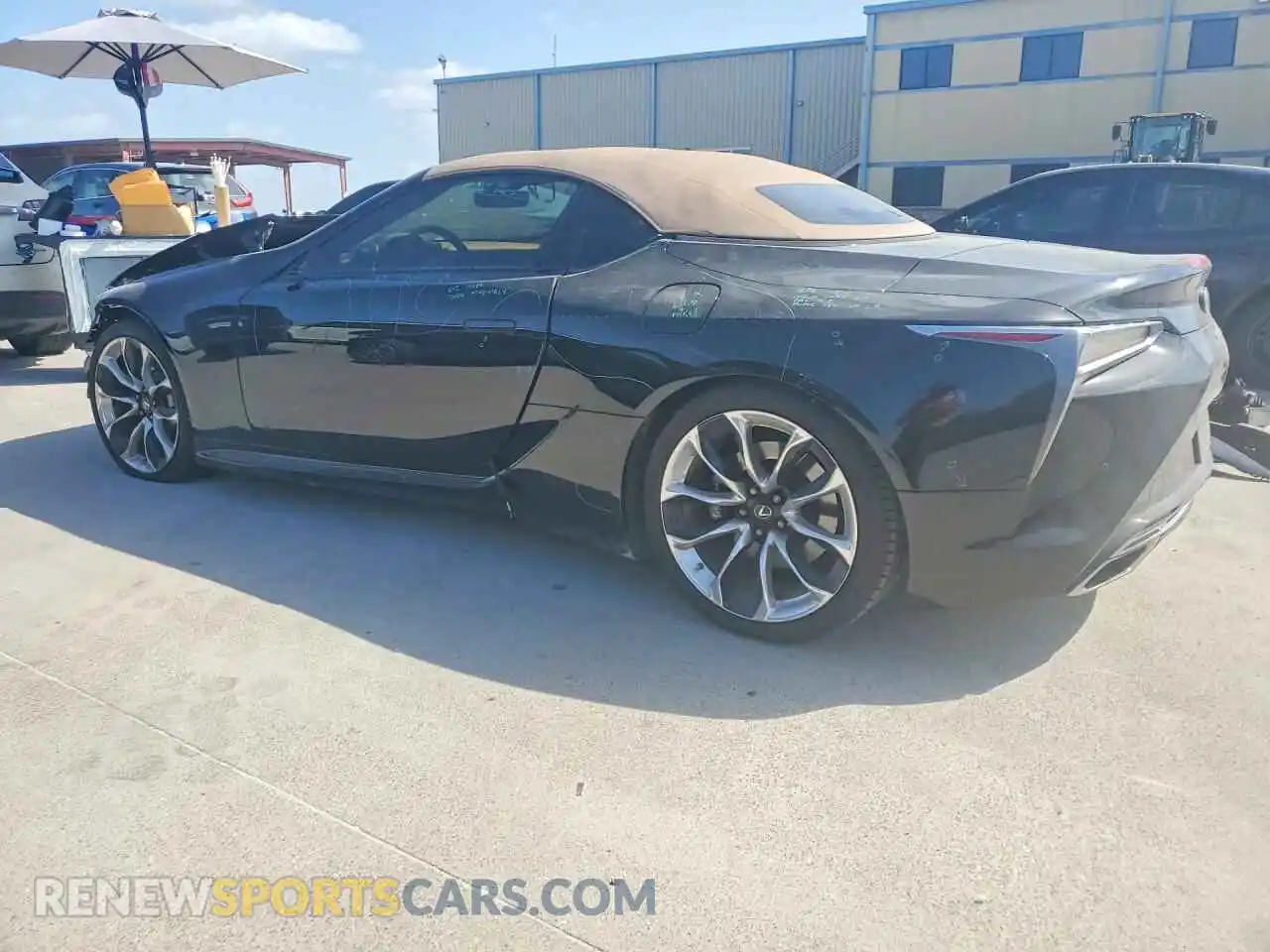 2 Photograph of a damaged car JTHKPAAY3MA102549 LEXUS LC500 2021