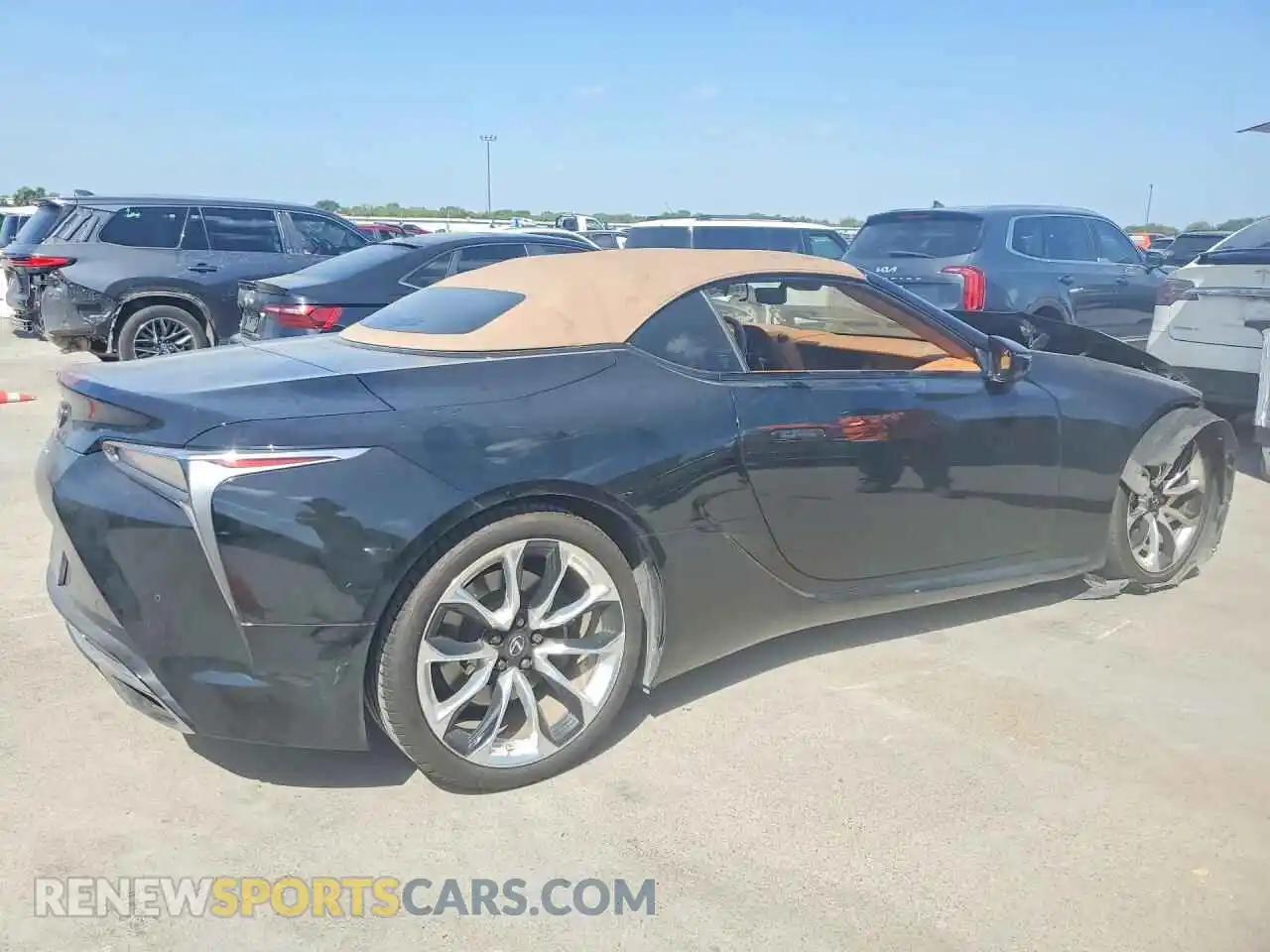 3 Photograph of a damaged car JTHKPAAY3MA102549 LEXUS LC500 2021