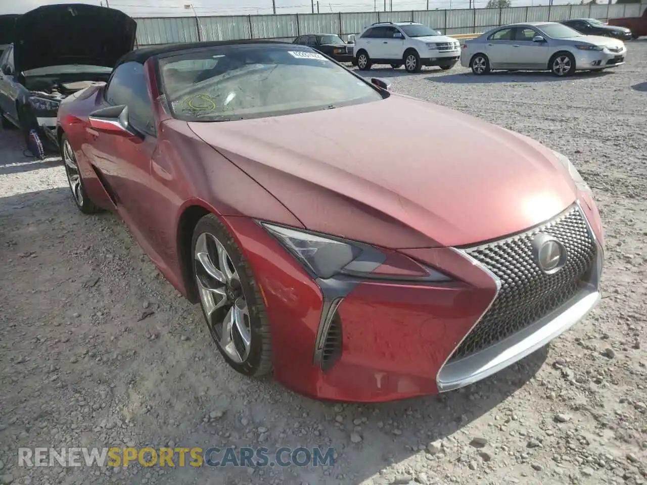 1 Фотография поврежденного автомобиля JTHKPAAY8MA103180 LEXUS LC500 2021
