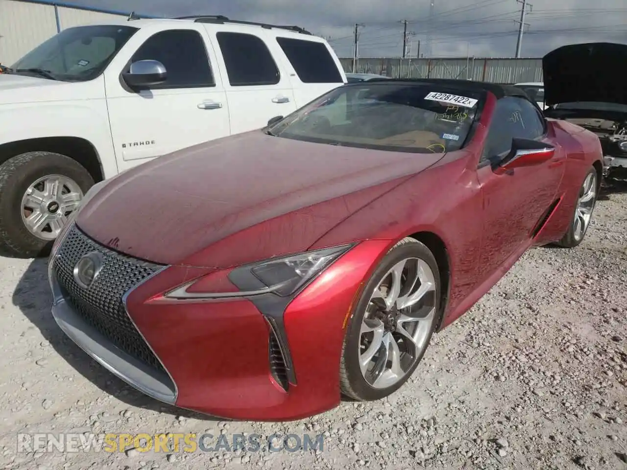 2 Фотография поврежденного автомобиля JTHKPAAY8MA103180 LEXUS LC500 2021