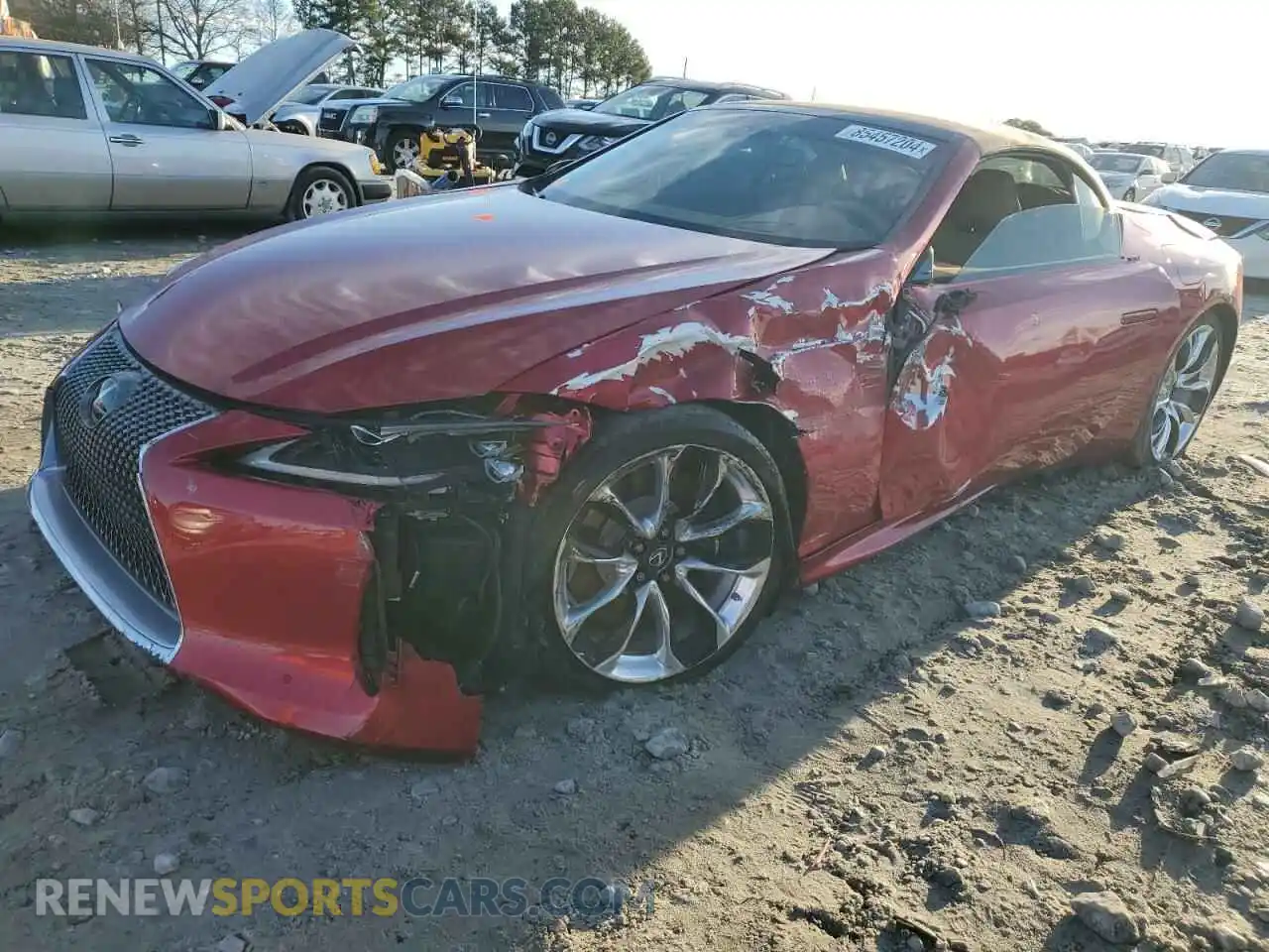 1 Фотография поврежденного автомобиля JTHKPAAY8MA103289 LEXUS LC500 2021