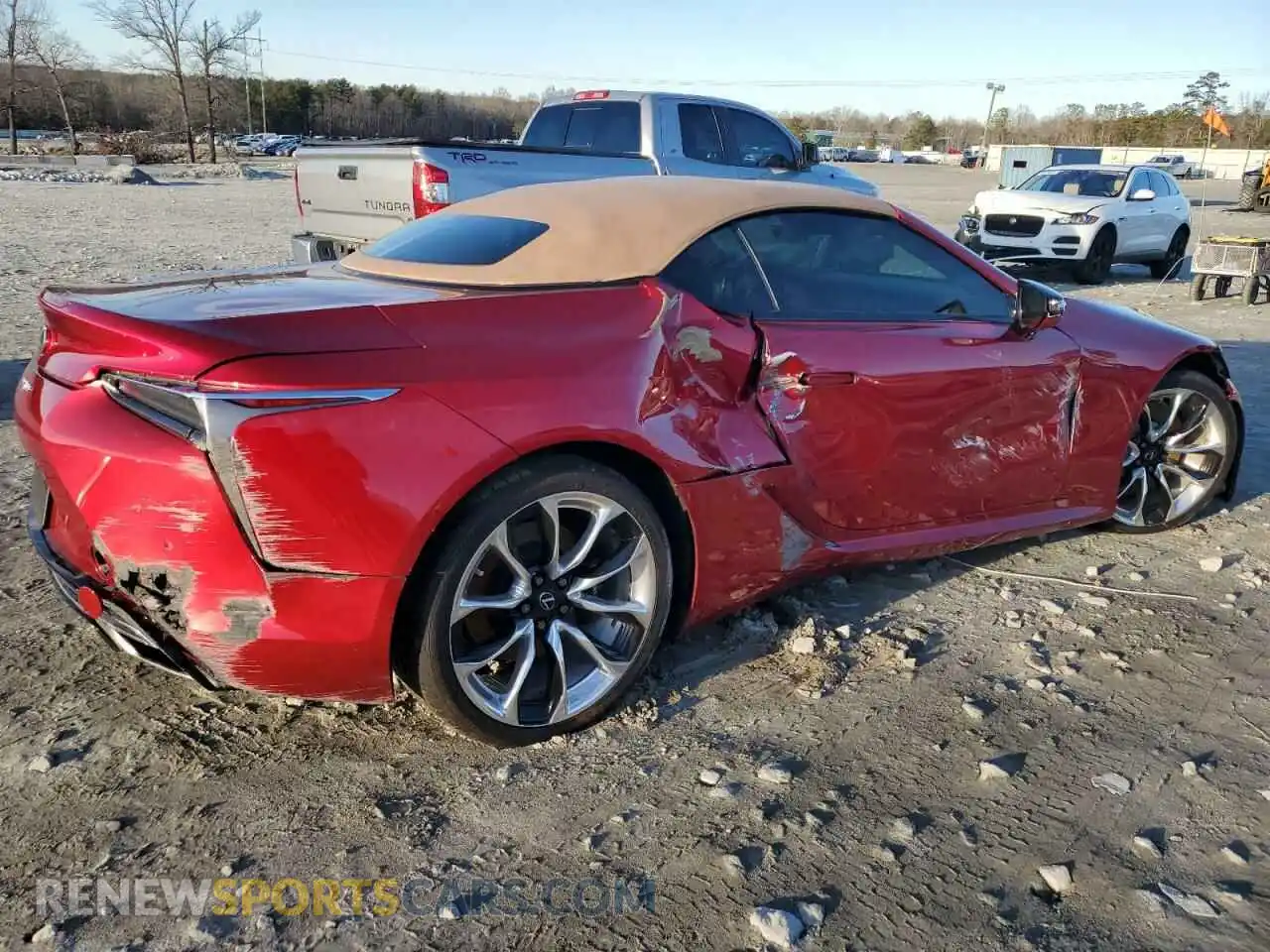 3 Фотография поврежденного автомобиля JTHKPAAY8MA103289 LEXUS LC500 2021