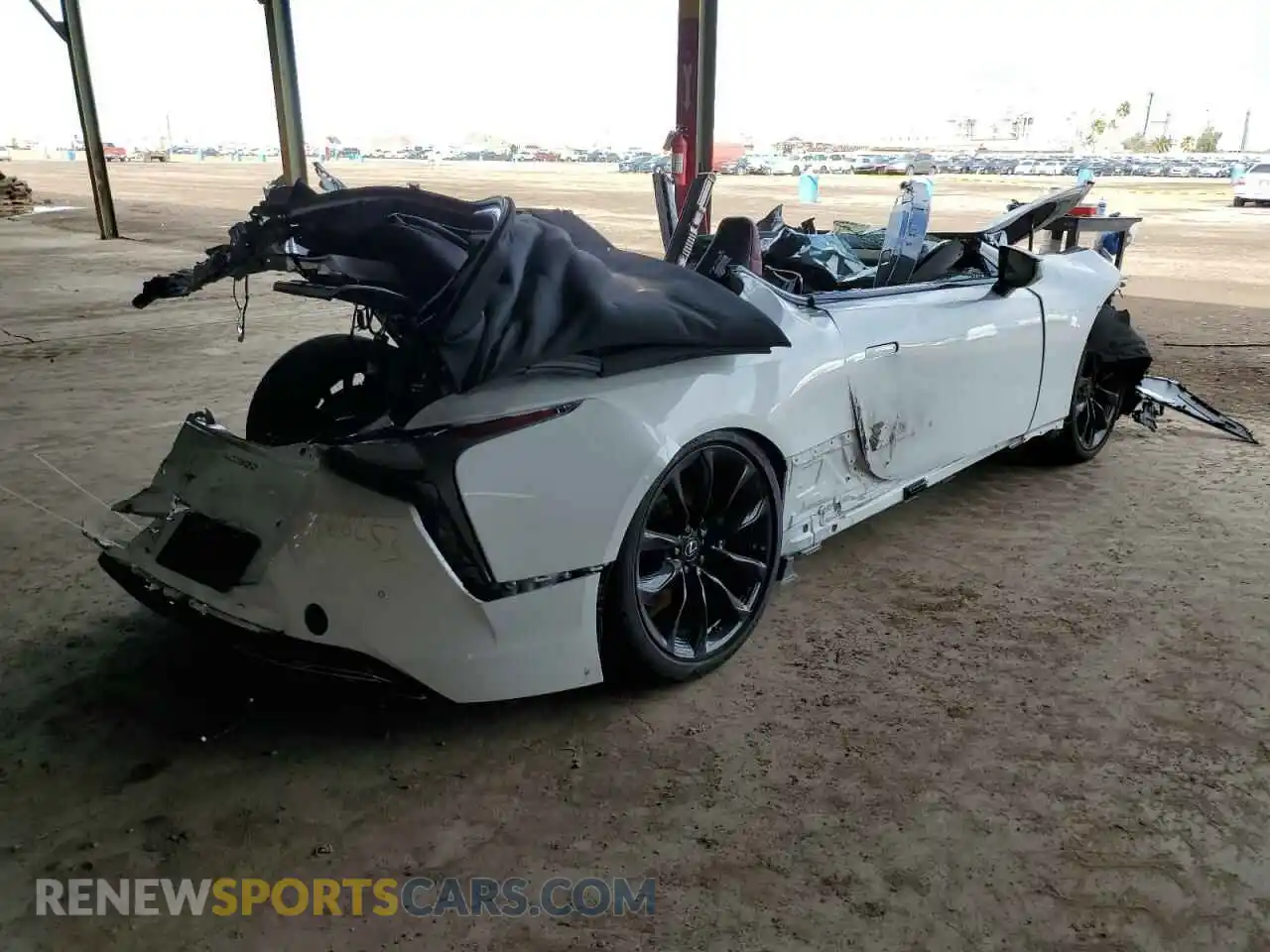 3 Photograph of a damaged car JTHMPAAY8NA105991 LEXUS LC500 2022