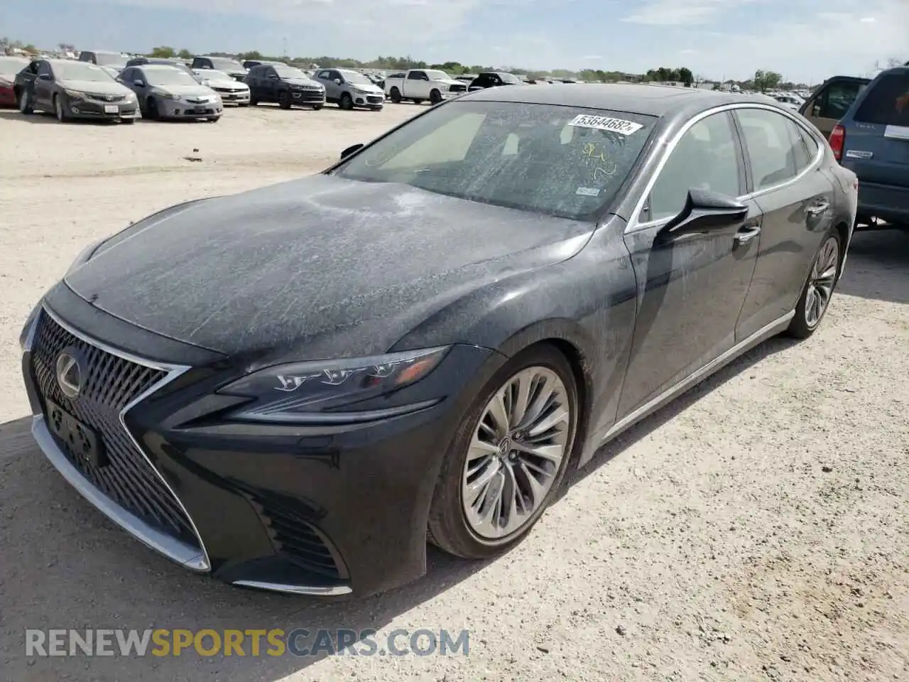 2 Photograph of a damaged car JTHB51FFXK5007506 LEXUS LS500 2019